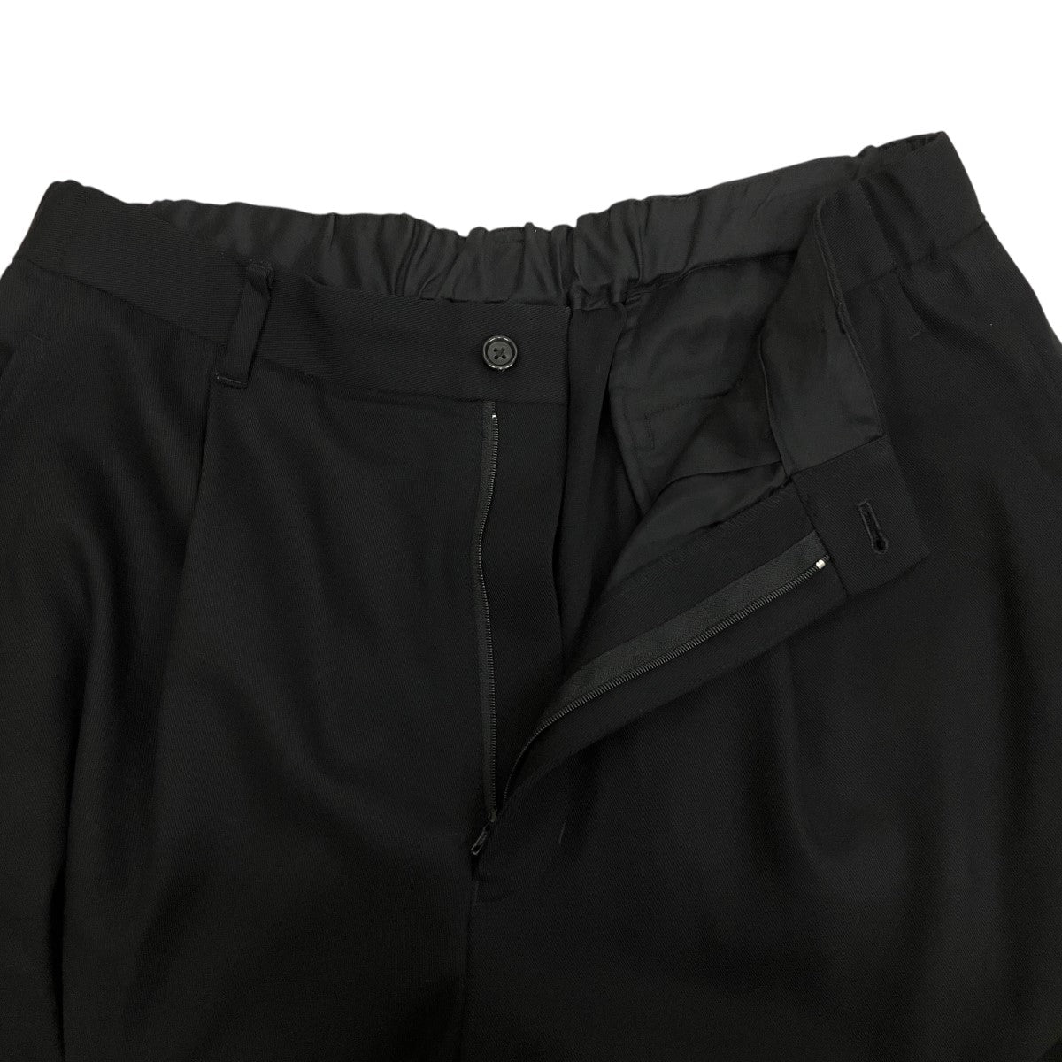 25SSTechno Wool Nylon Wide Tapered Trousersイージーパンツ