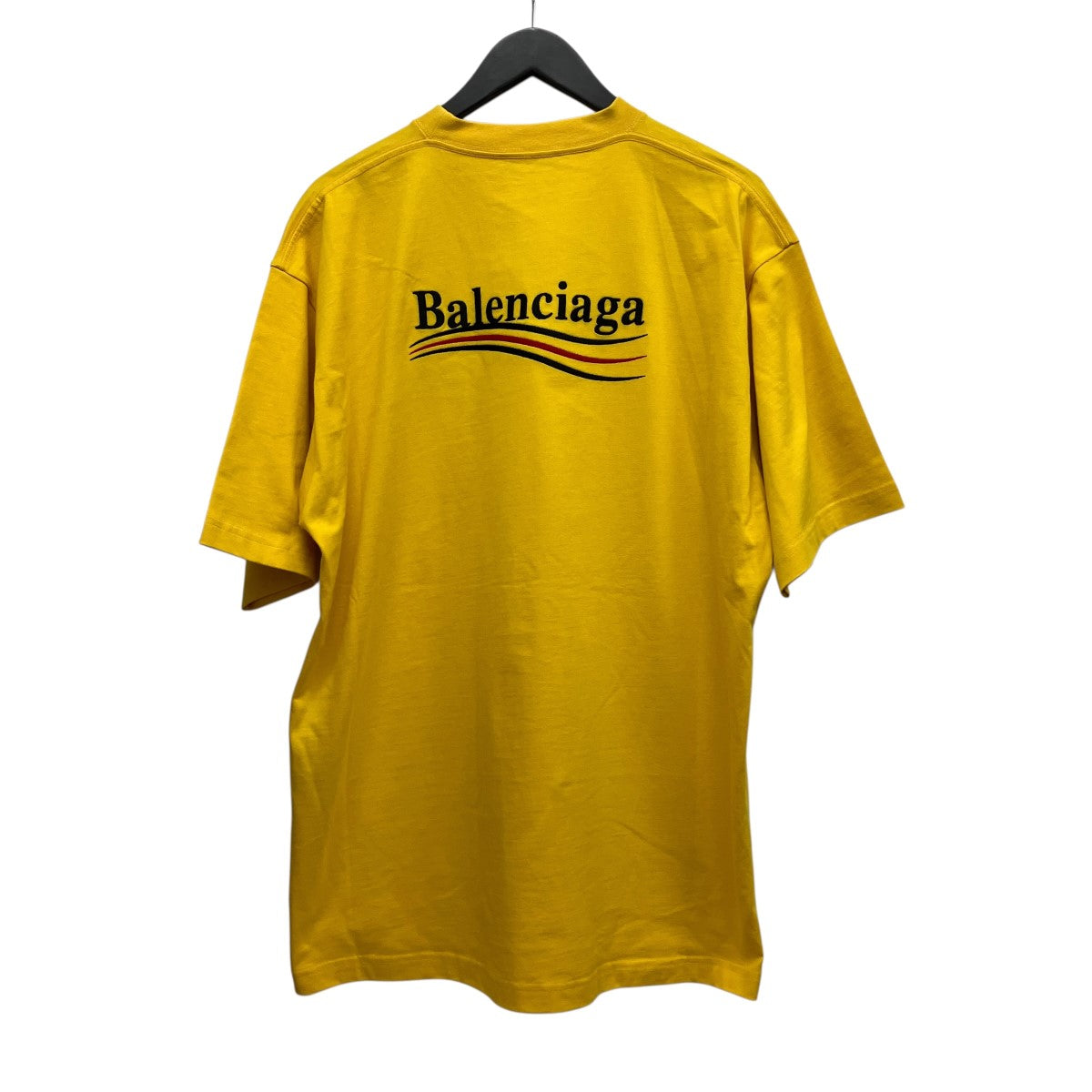 BALENCIAGA Political Campaign Logo T-shirt刺しゅうロゴＴシャツ641675 TKVJ1 古着・中古-2枚目のアイテム画像
