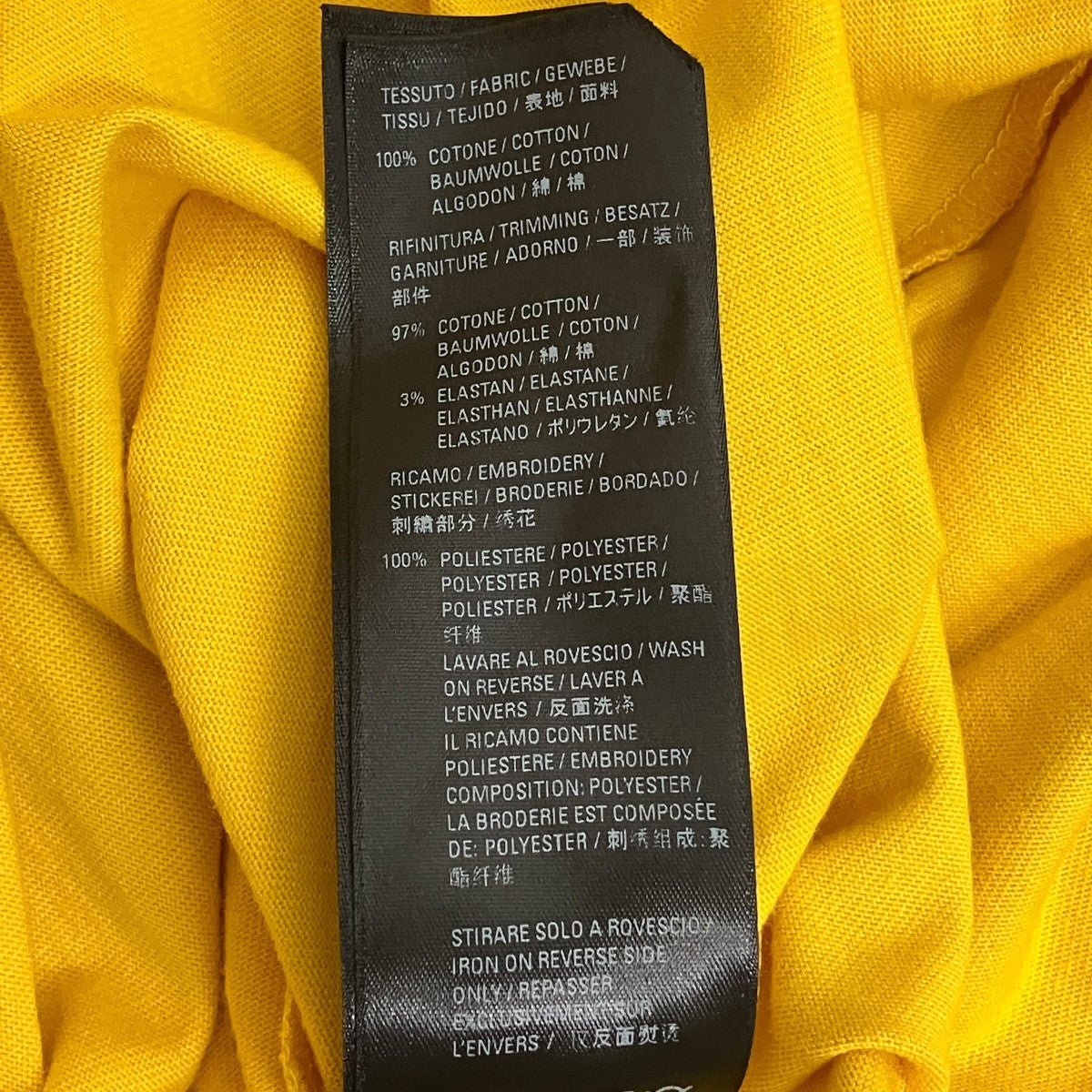 BALENCIAGA Political Campaign Logo T-shirt刺しゅうロゴＴシャツ641675 TKVJ1 古着・中古-7枚目のアイテム画像