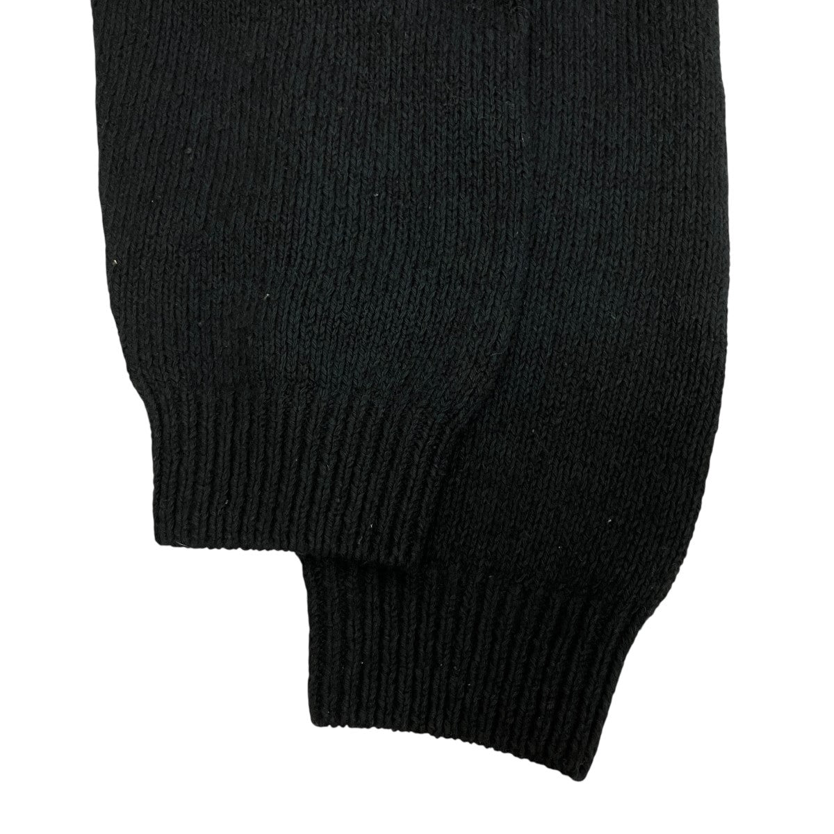 25SSContrast Logo Sweaterロゴ刺しゅうニット