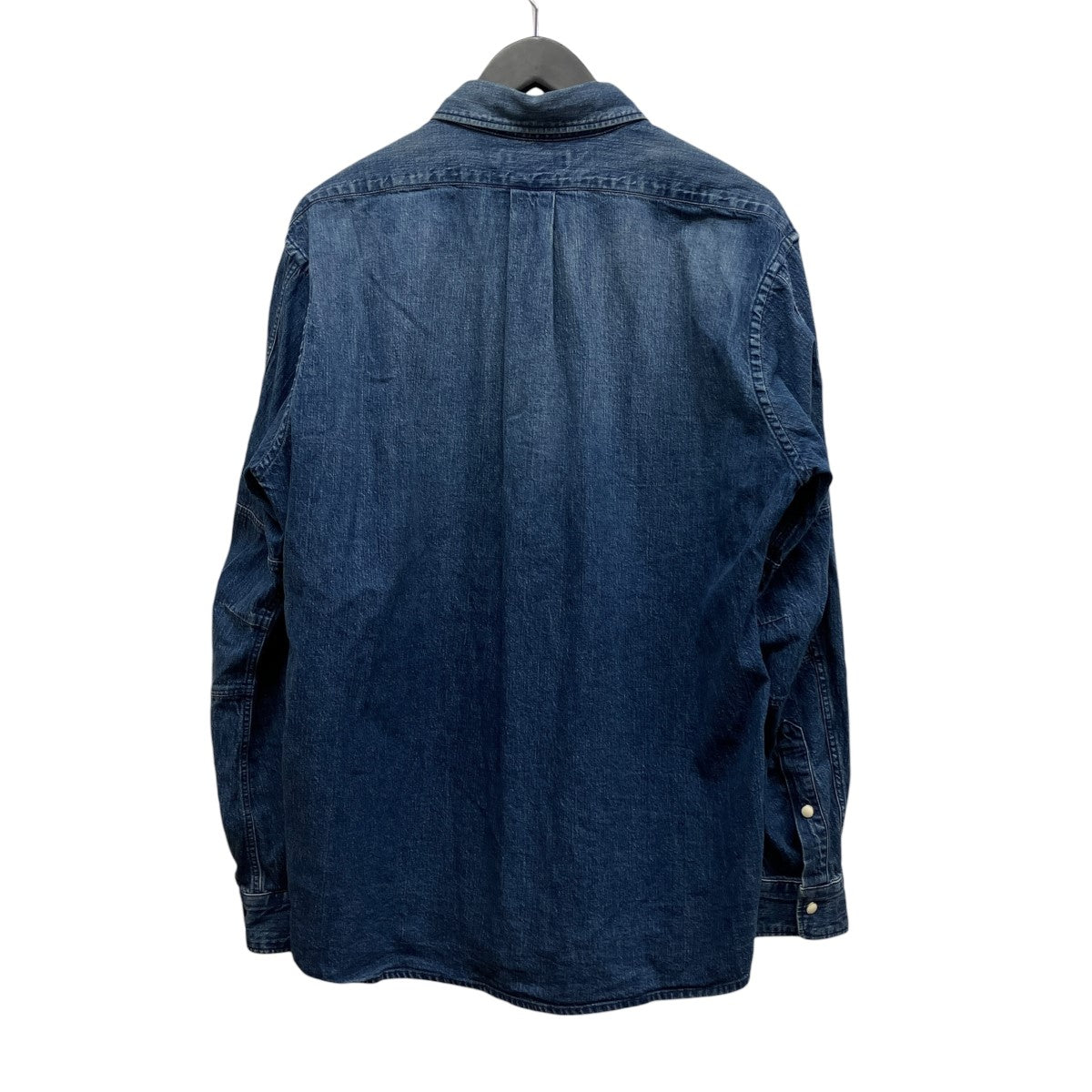 DWELLER B．D． SHIRT COTTON 8oz DENIM VWヴィンテージ加工ボタンダウンデニムシャツNN-S4303