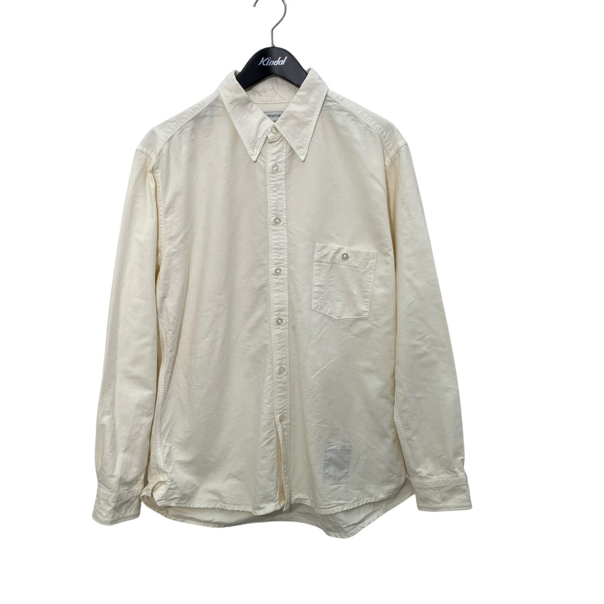 DWELLER B．D． SHIRT COTTON OXFORD OVERDYEDボタンダウンシャツNN-S4301