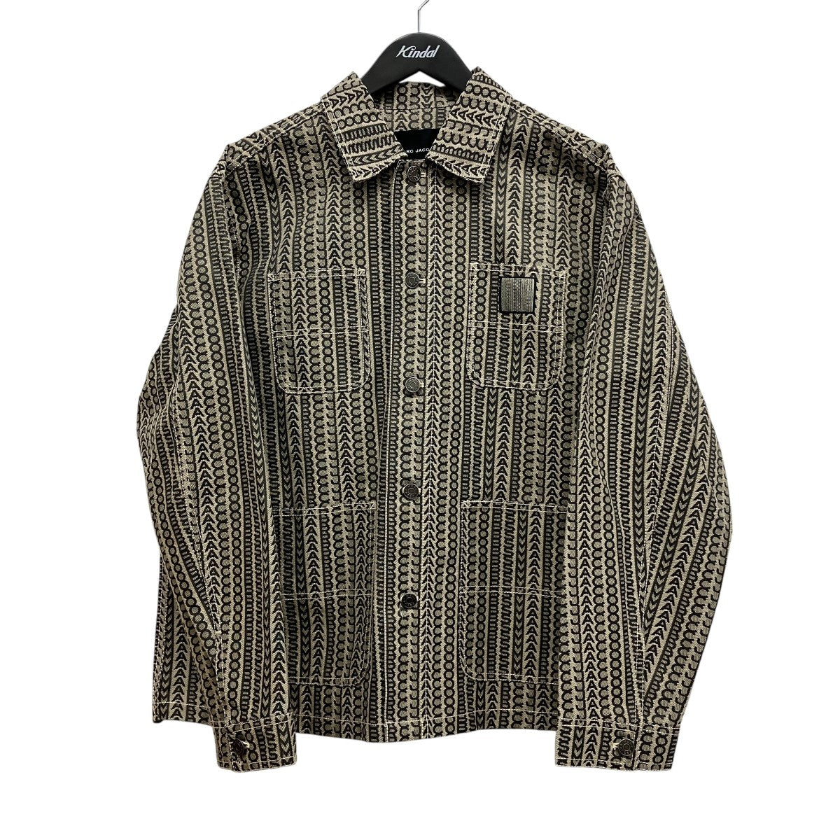 MONOGRAM PAINTERS JACKET総柄コットンジャケットV207J12SP22-261