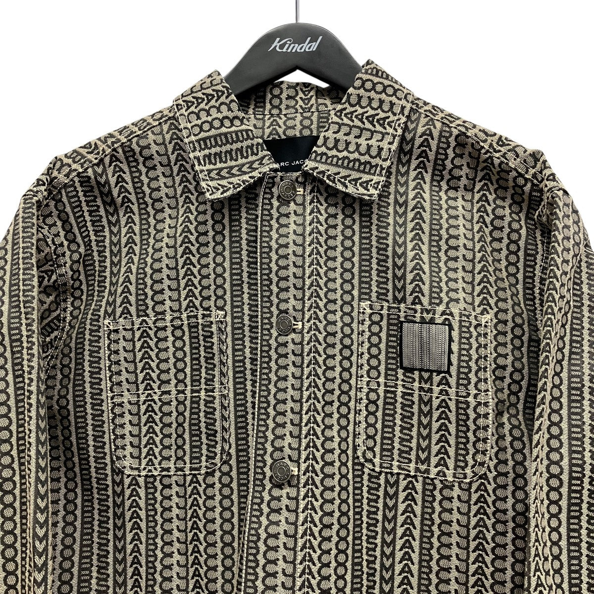MONOGRAM PAINTERS JACKET総柄コットンジャケットV207J12SP22-261