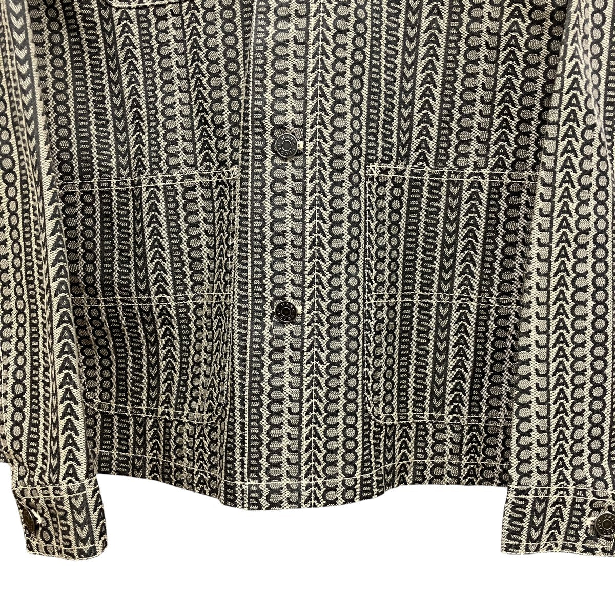 MONOGRAM PAINTERS JACKET総柄コットンジャケットV207J12SP22-261