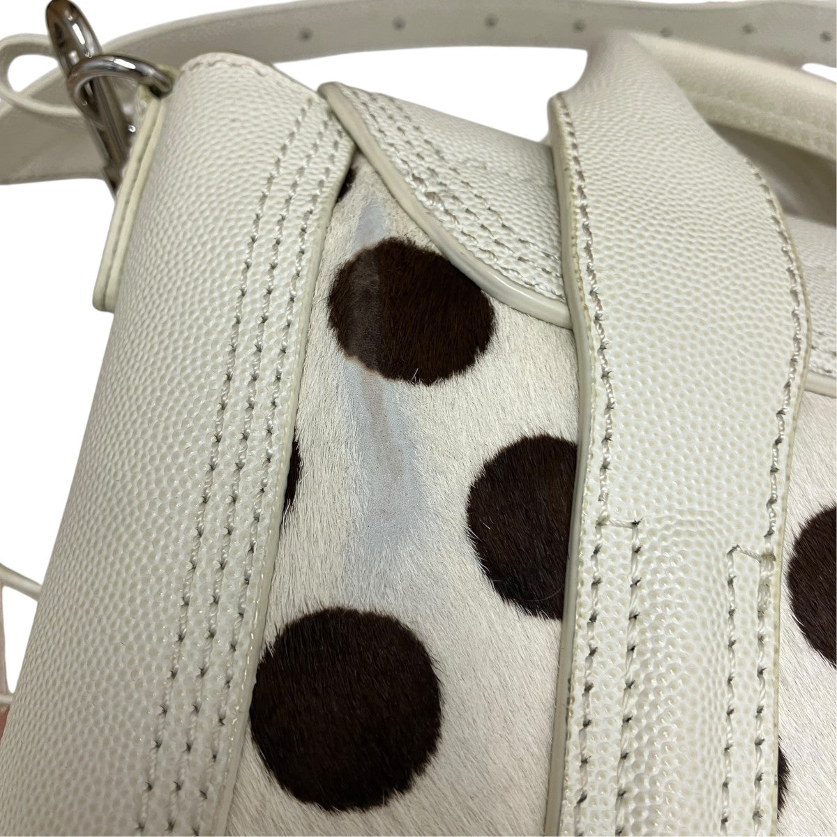 ドット柄2WAYショルダーバッグ