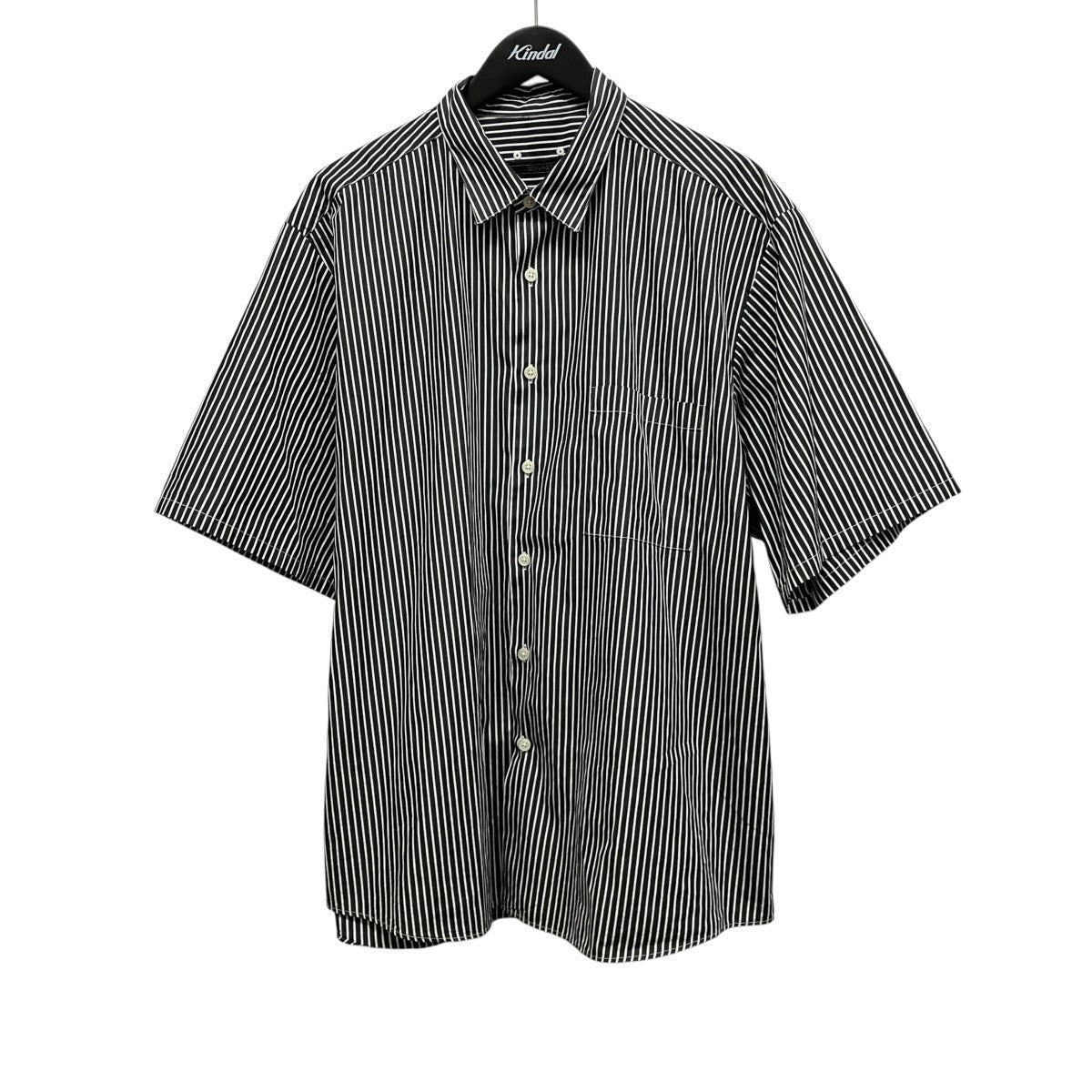 半袖ストライプシャツSOPH-240028 REGULAR COLLAR S/S SHIRT