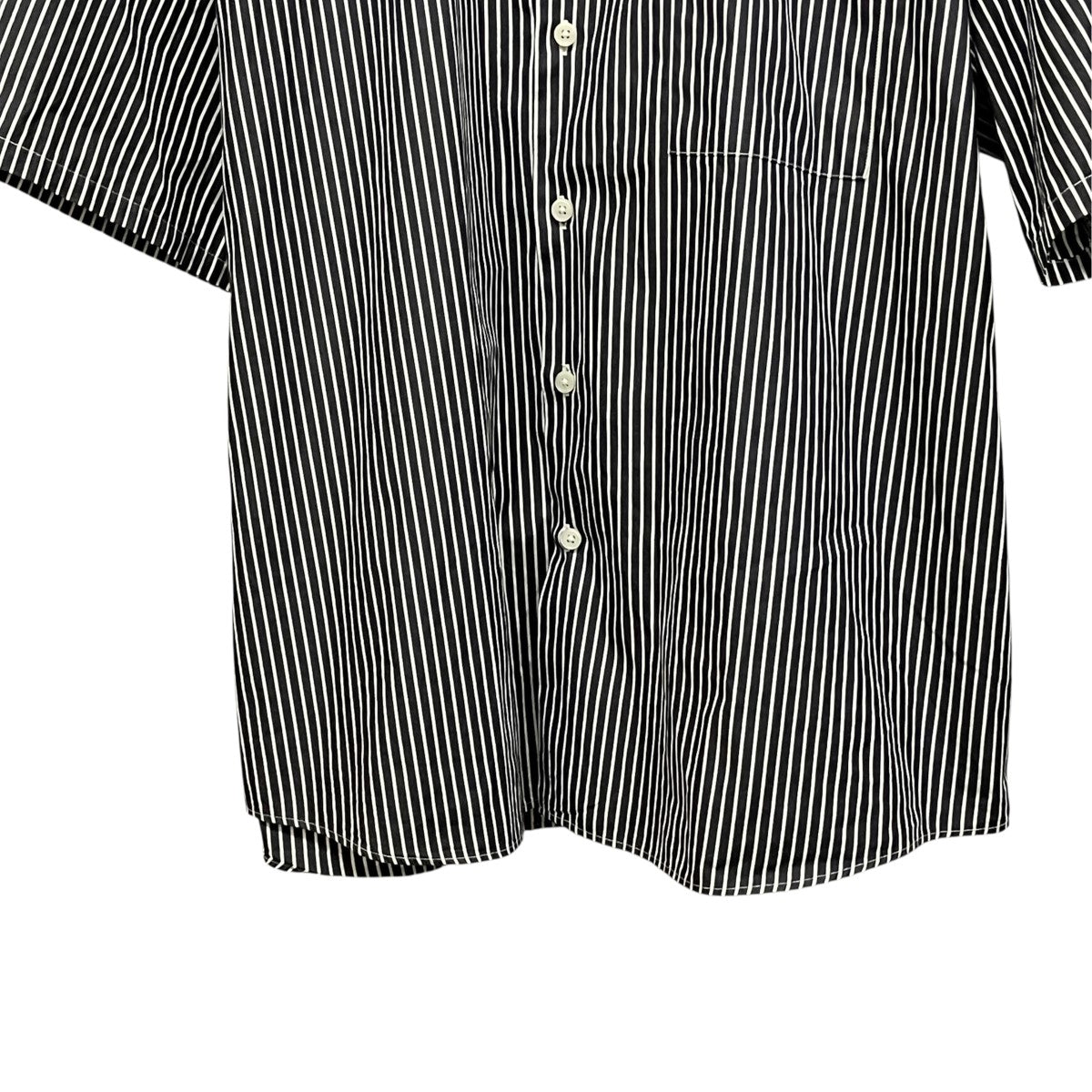 半袖ストライプシャツSOPH-240028 REGULAR COLLAR S/S SHIRT