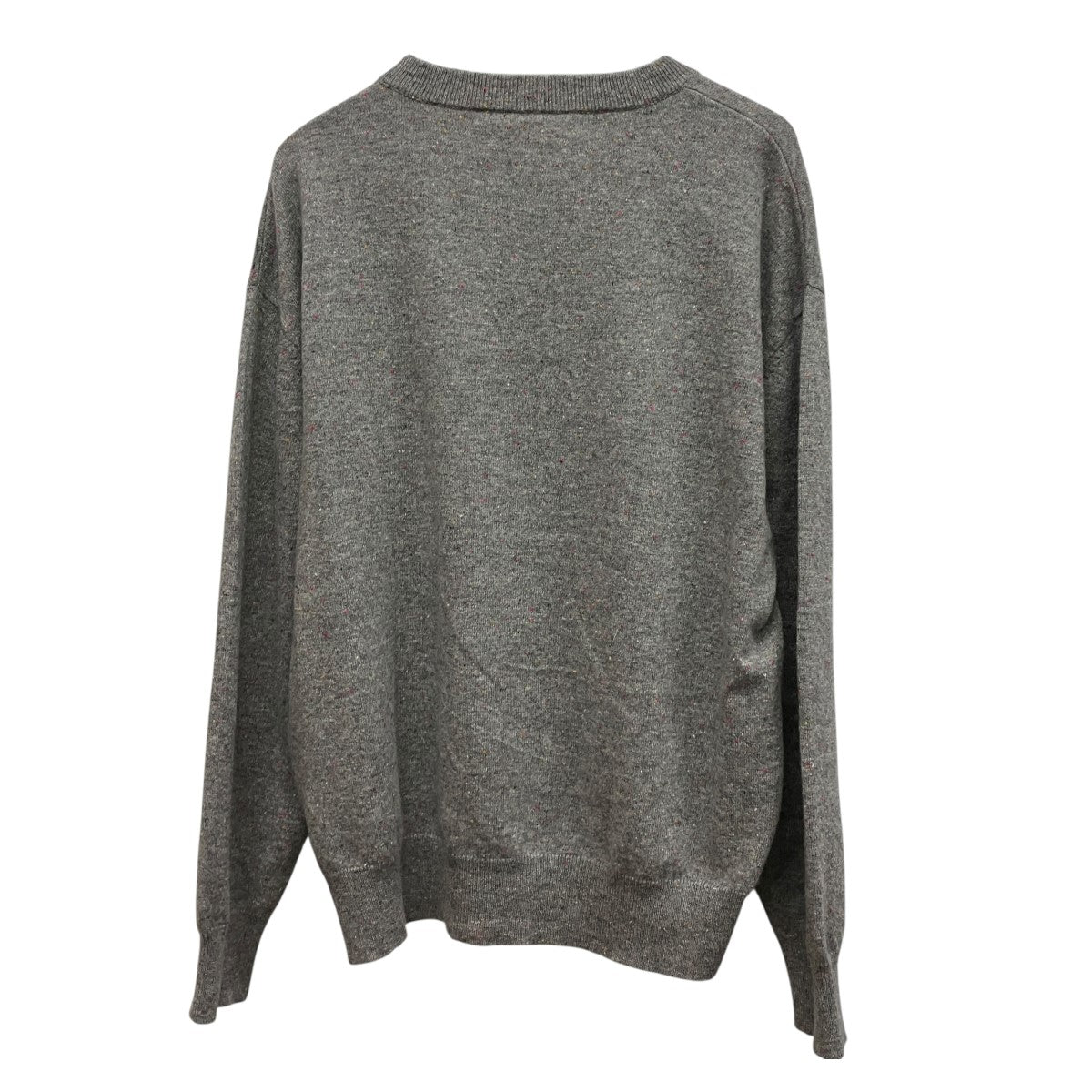 INNER MONGOLIAN CASHMERE CREWNECK KNITネップカシミヤニットH0003