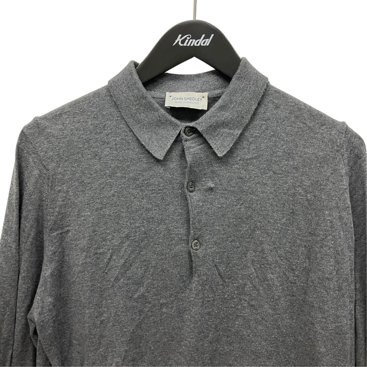 JOHN SMEDLEY 長袖ポロシャツ 古着・中古-3枚目のアイテム画像