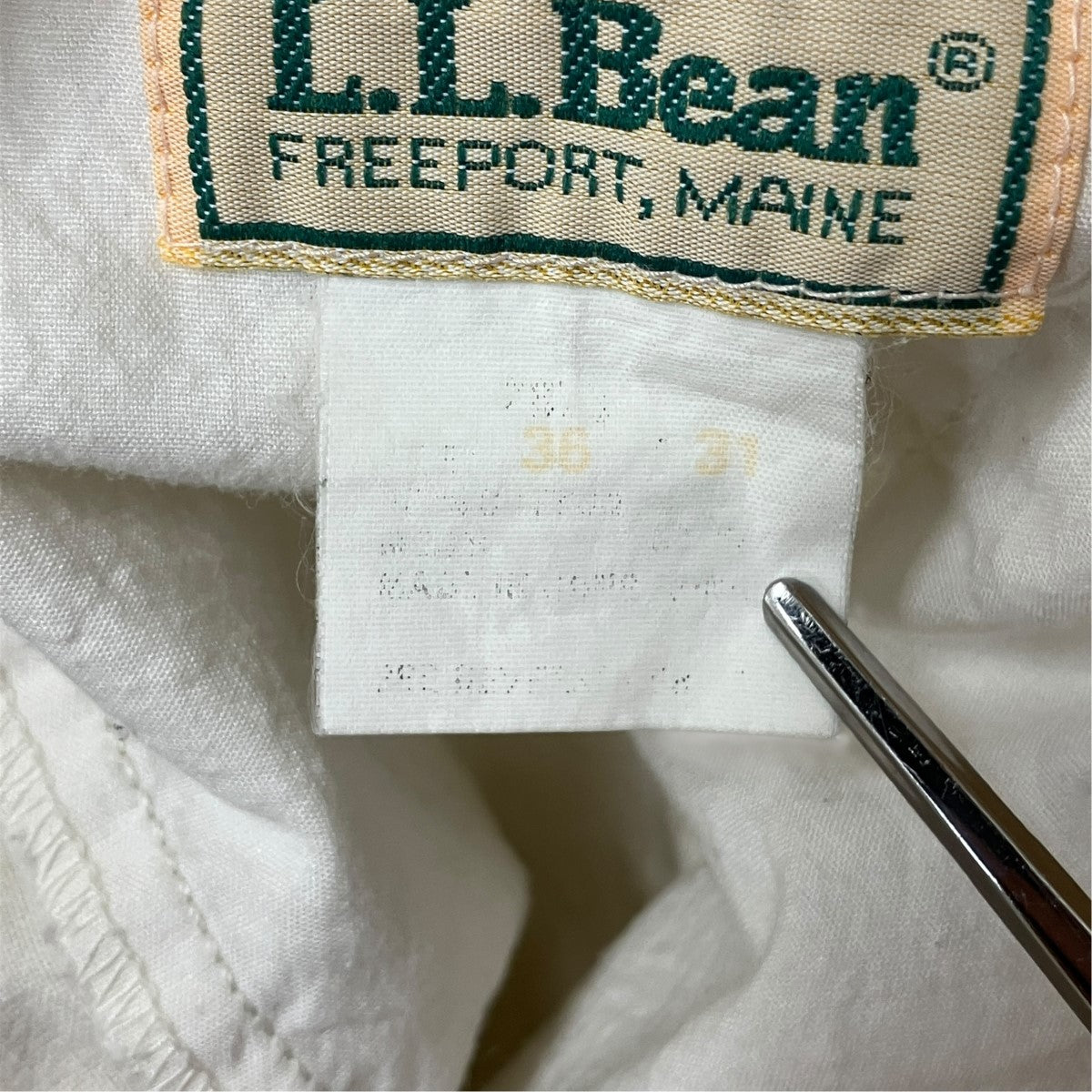 L．L．Bean 80sタックパンツ 古着・中古-9枚目のアイテム画像
