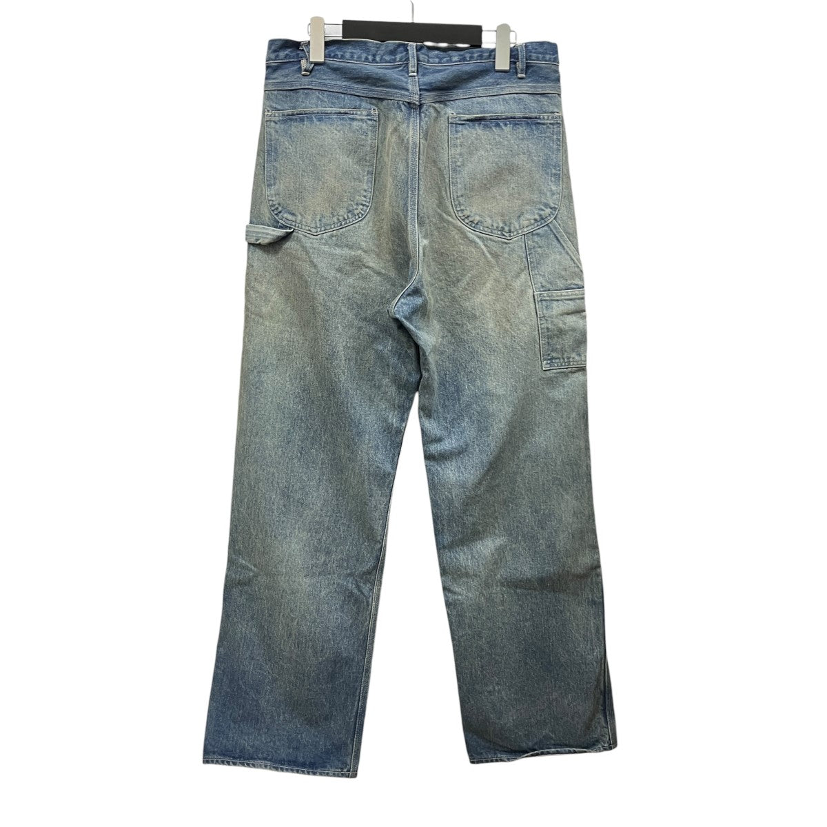 AURALEE SELVEDGE FADED HEAVY DENIM PAINTER PANTS #FADED INDIGOデニムパンツA24AP01DH 古着・中古-2枚目のアイテム画像