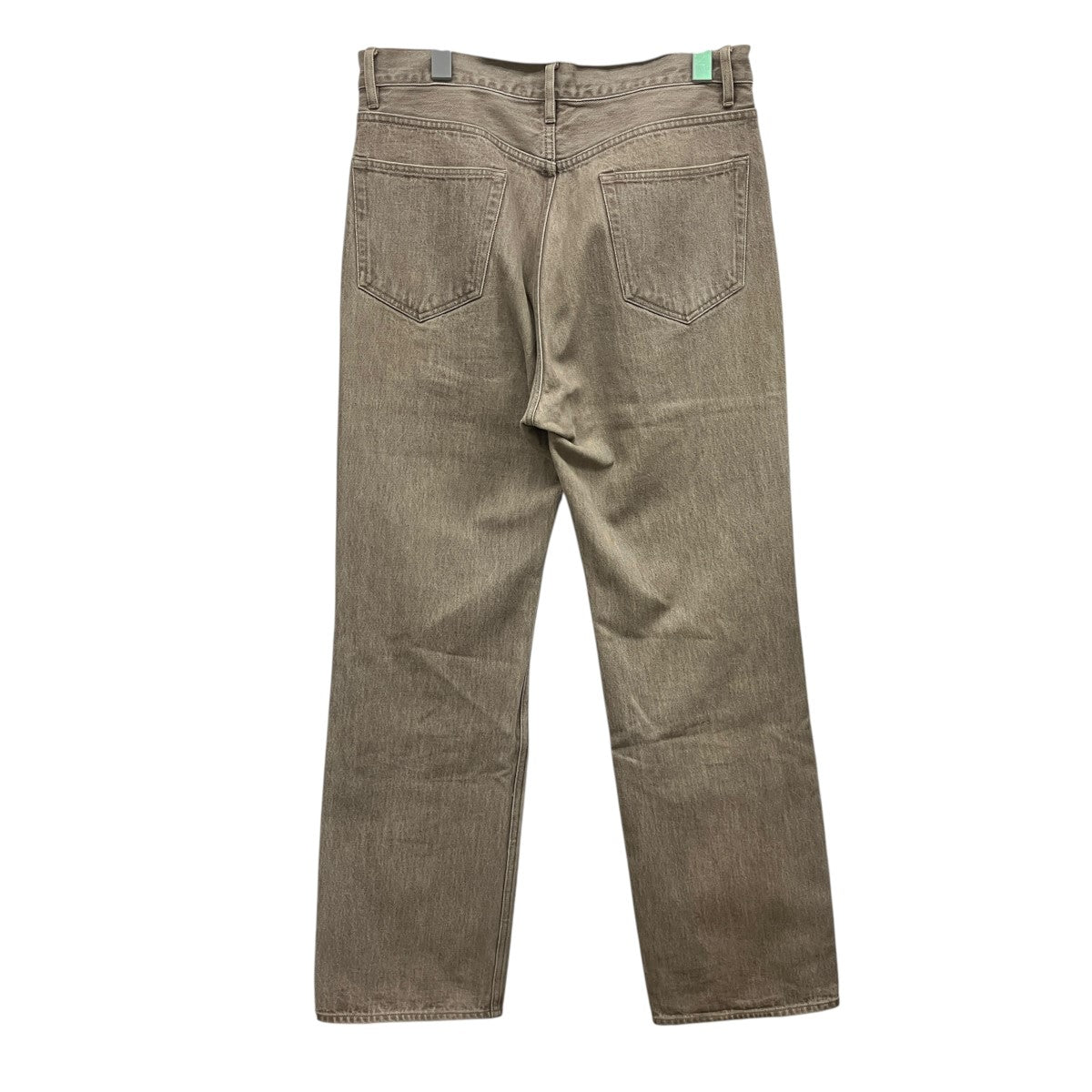 AURALEE HARD TWIST FADED BROWN DENIM 5P PANTSデニムパンツA22SP01MD 古着・中古-2枚目のアイテム画像