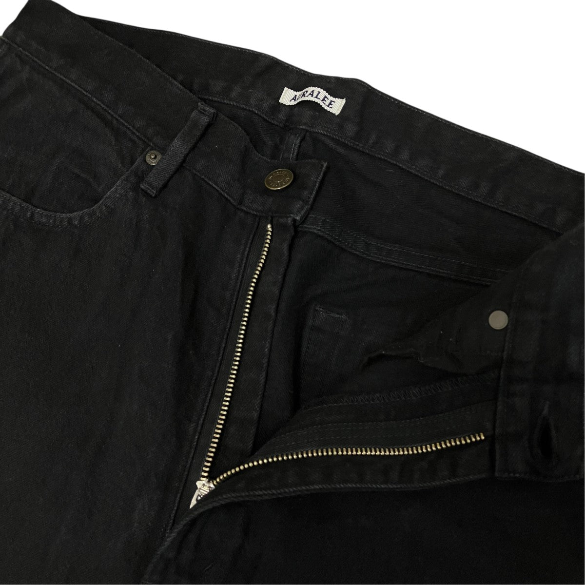 AURALEE 23SSSELVEDGE LIGHT DENIM PANTSデニムパンツA23SP02SD 古着・中古-3枚目のアイテム画像