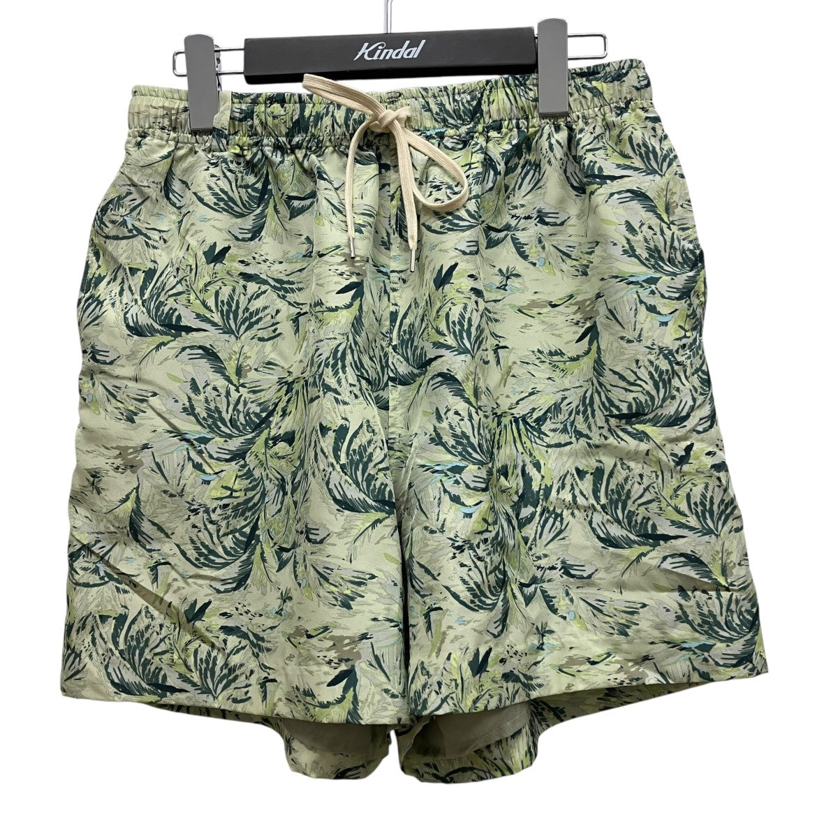 26SS総柄ハーフパンツA26SP02AP PRINTED AIRY SILK SHORTS