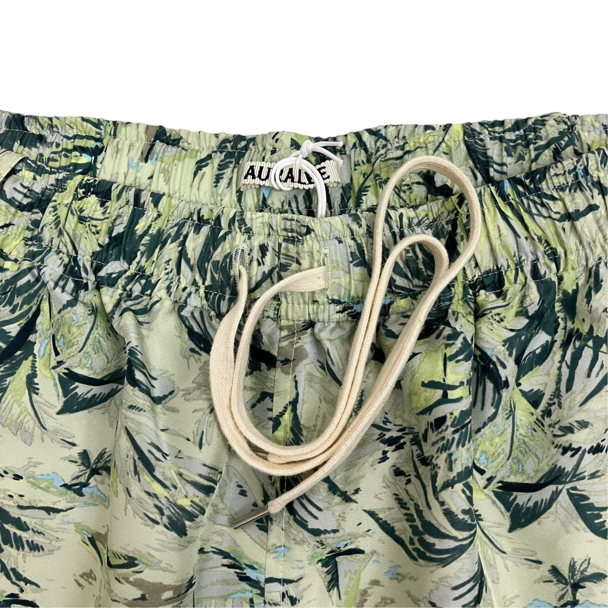 26SS総柄ハーフパンツA26SP02AP PRINTED AIRY SILK SHORTS
