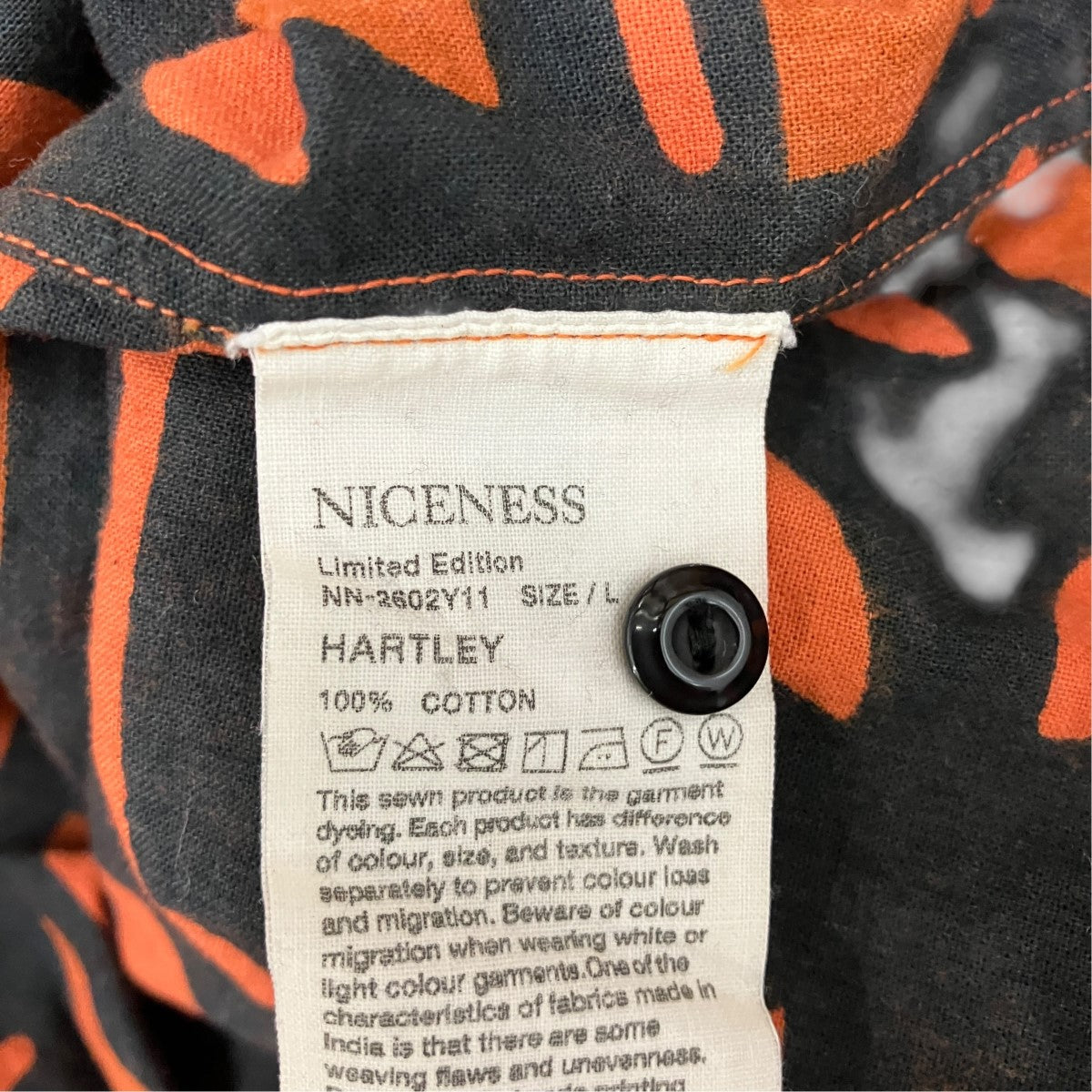 総柄シャツNN-2602Y11 HARTLEY