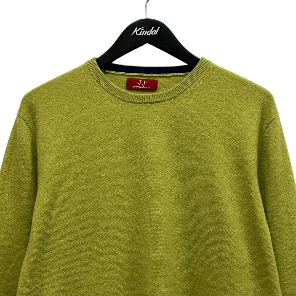 JJ pure cashmere カシミヤクルーネックニット 古着・中古-3枚目のアイテム画像