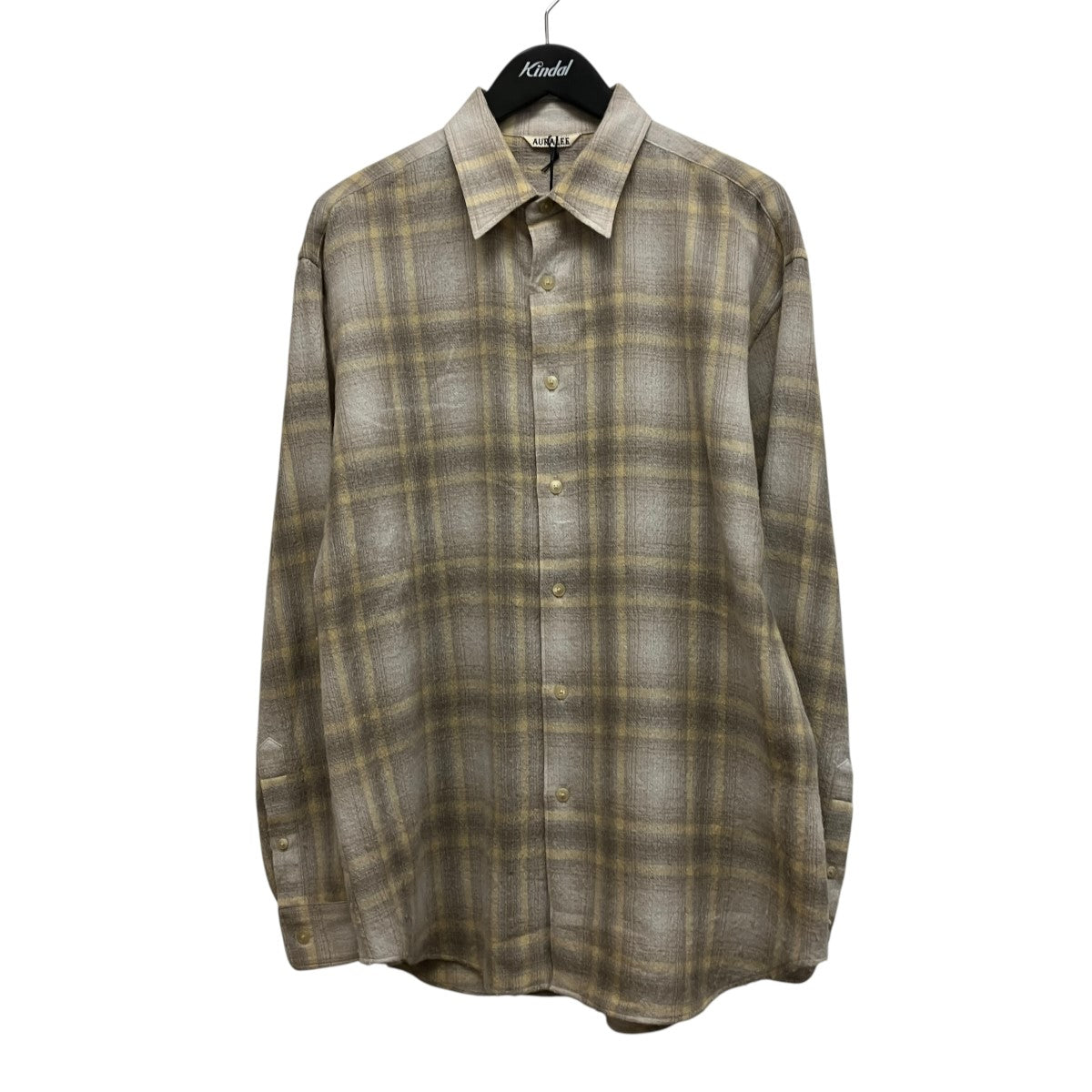 24AWチェックシャツA24AS01WN AIRY WOOL CHECK SHIRT