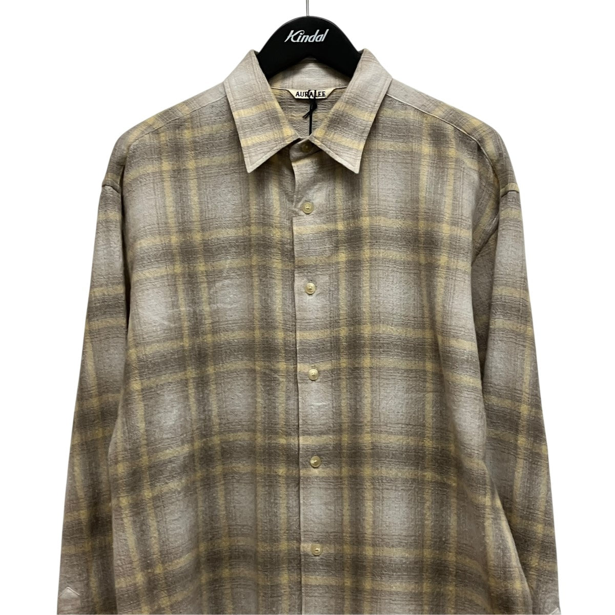 24AWチェックシャツA24AS01WN AIRY WOOL CHECK SHIRT