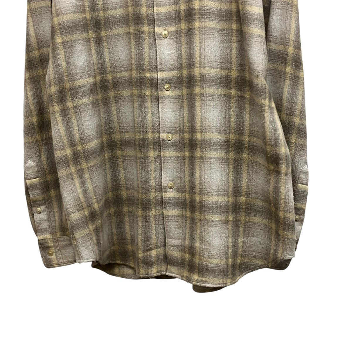 24AWチェックシャツA24AS01WN AIRY WOOL CHECK SHIRT