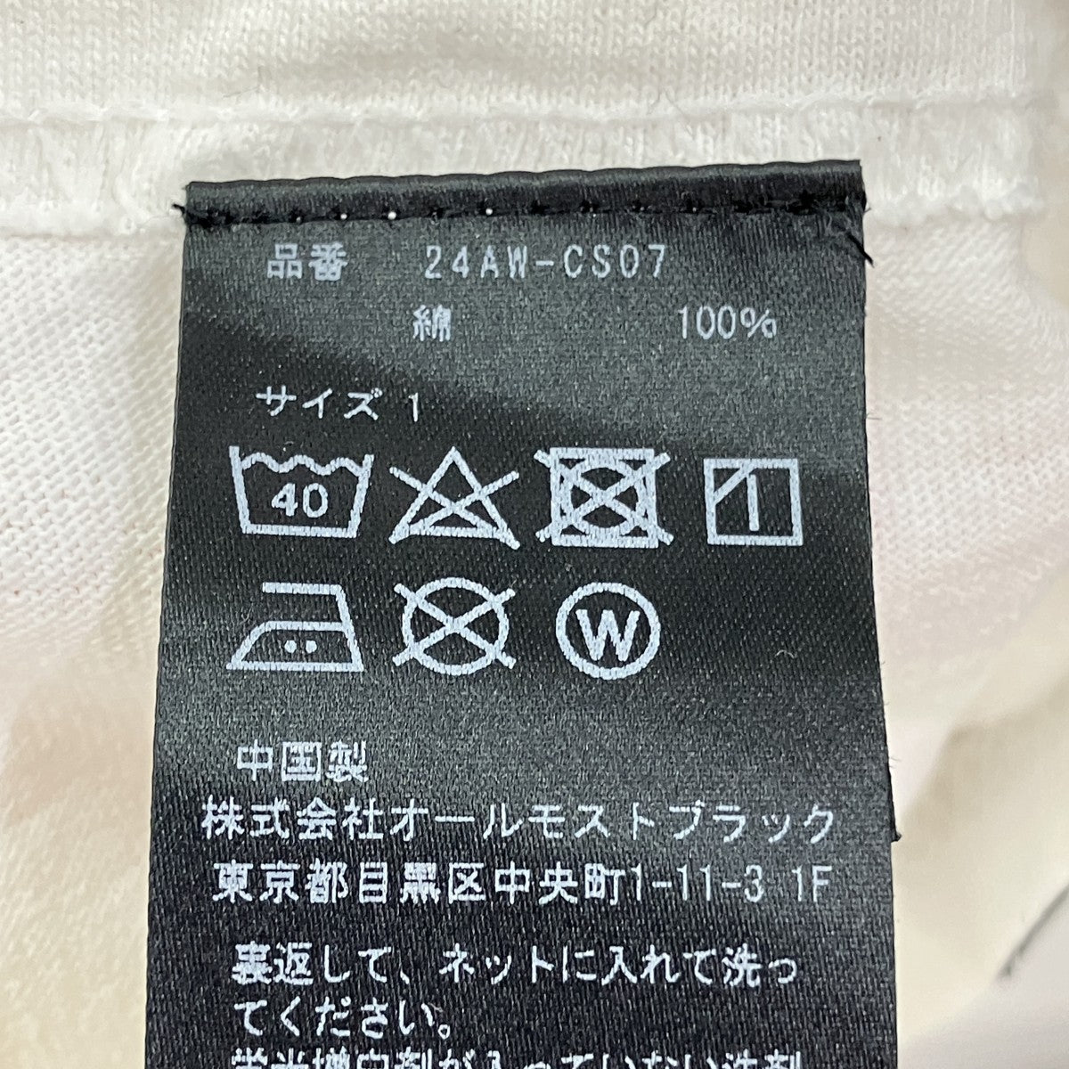 C-NECK PRINT LONG TeeプリントロングスリーブTシャツ24AW-CS07
