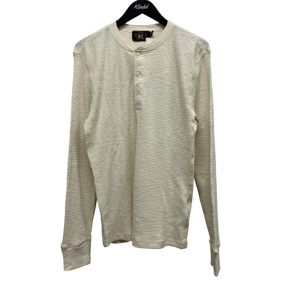 RRL ヘンリーネックロングスリーブワッフルシャツ782504859001 古着・中古-1枚目のアイテム画像