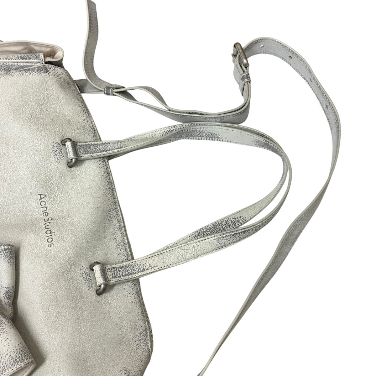 multipocket largeダメージ汚れ加工2Wayバッグ
