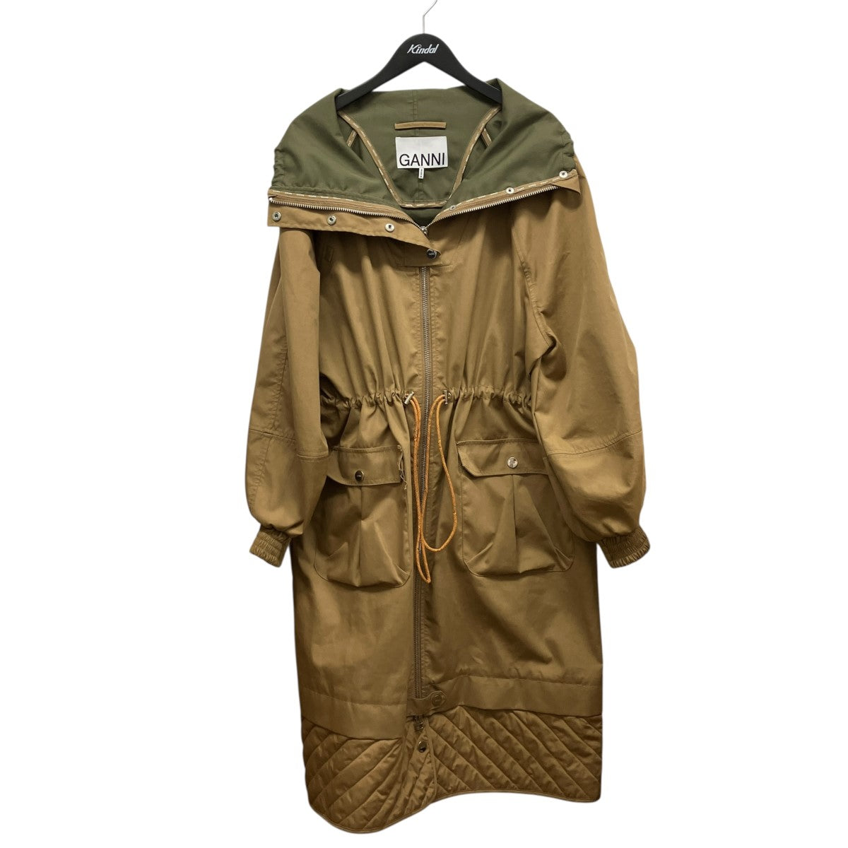 Double Cotton JacketジップアップナイロンジャケットF3798