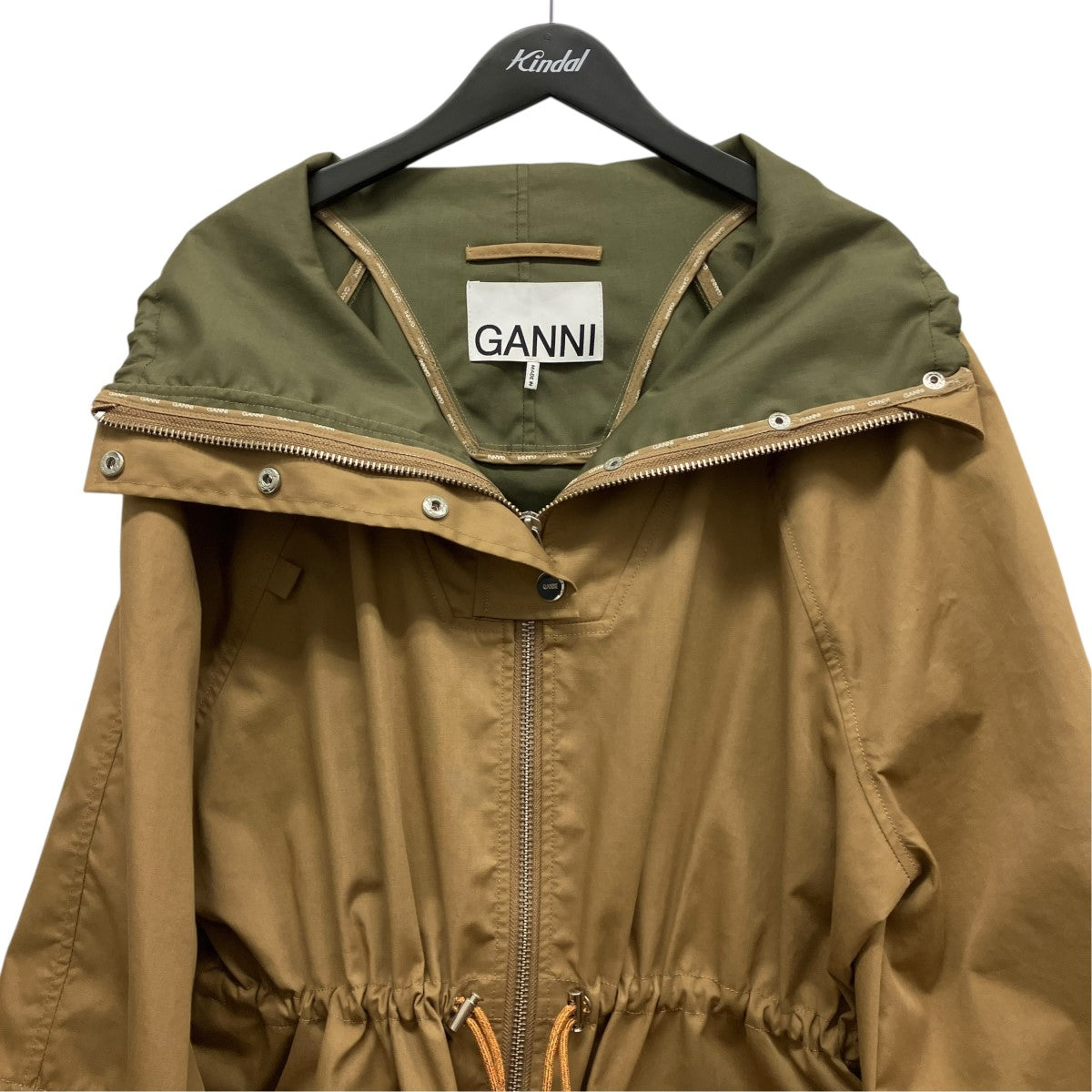 Double Cotton JacketジップアップナイロンジャケットF3798