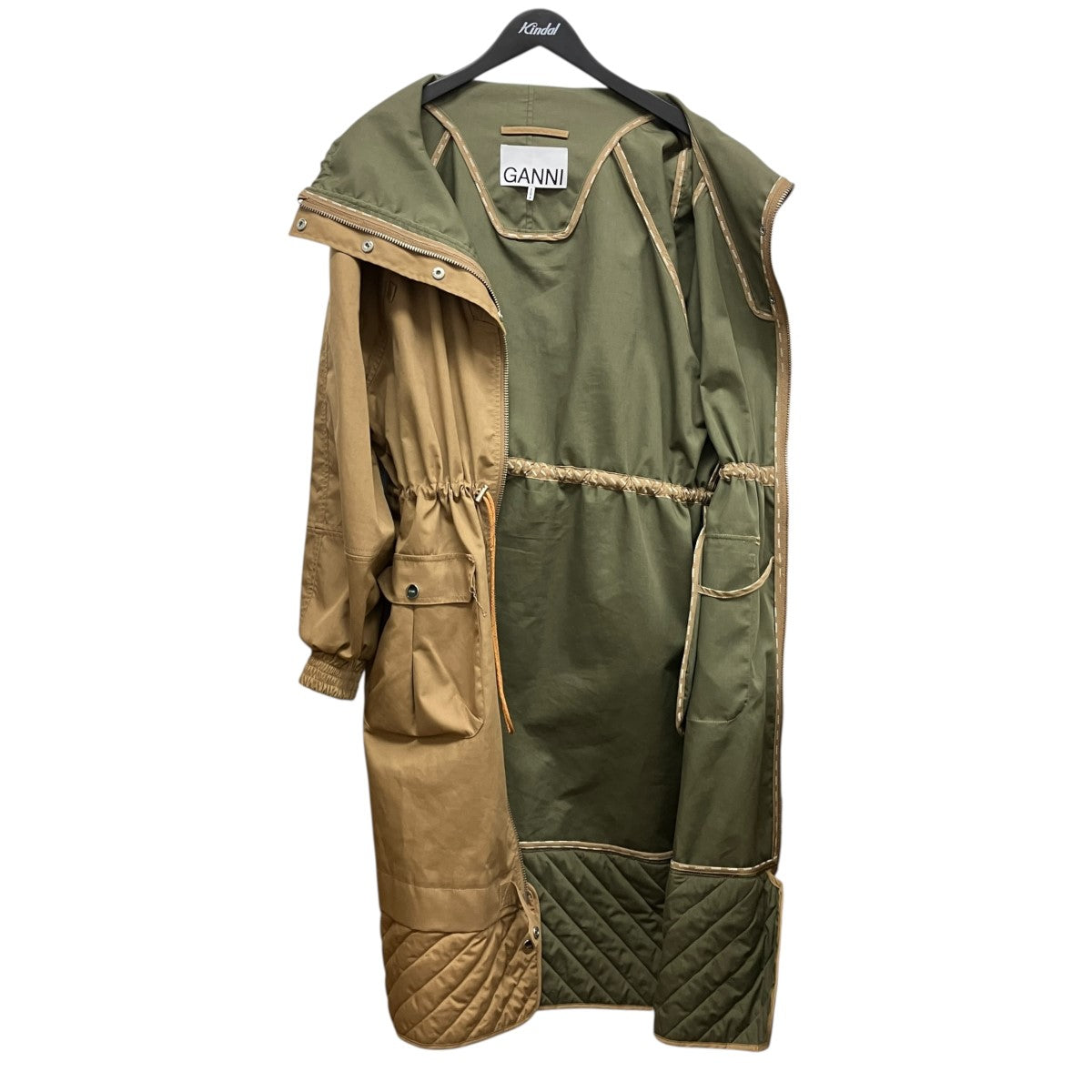 Double Cotton JacketジップアップナイロンジャケットF3798