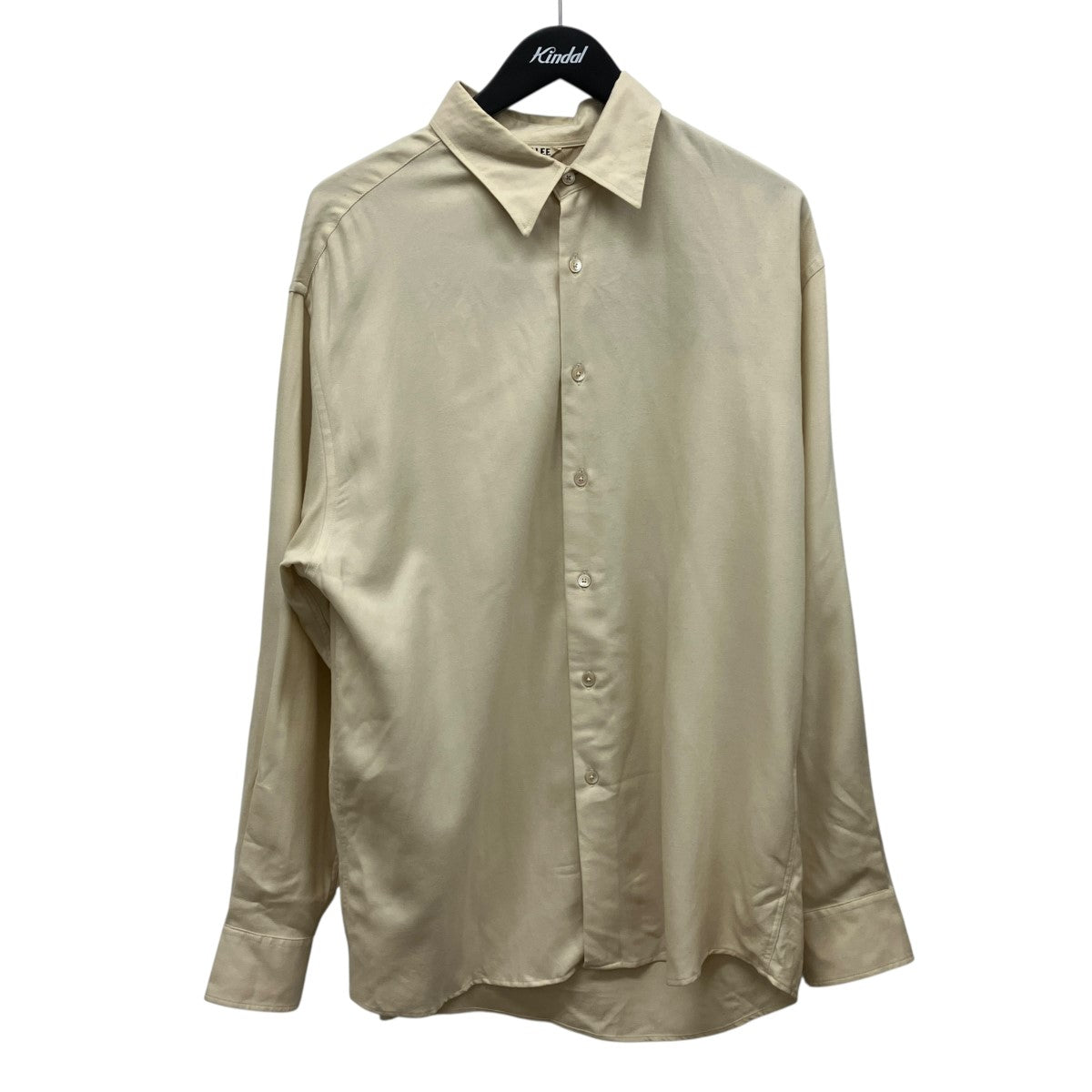 AURALEE 24AWウールシャツA24AS01OS SUPER LIGHT WOOL SHIRT 古着・中古-1枚目のアイテム画像