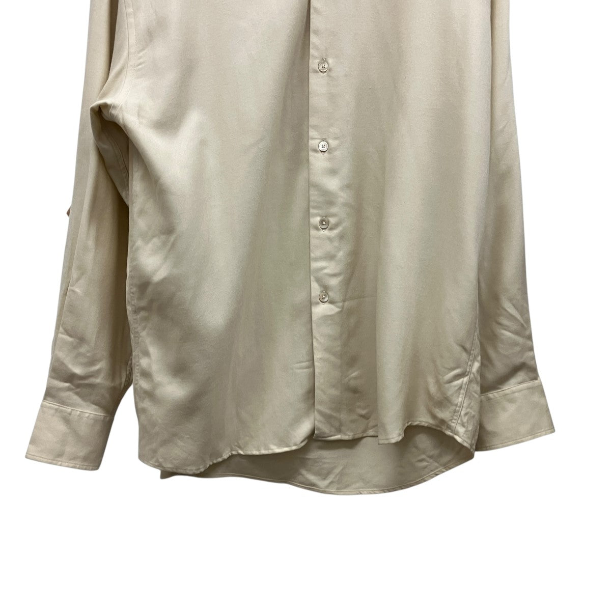 AURALEE 24AWウールシャツA24AS01OS SUPER LIGHT WOOL SHIRT 古着・中古-4枚目のアイテム画像