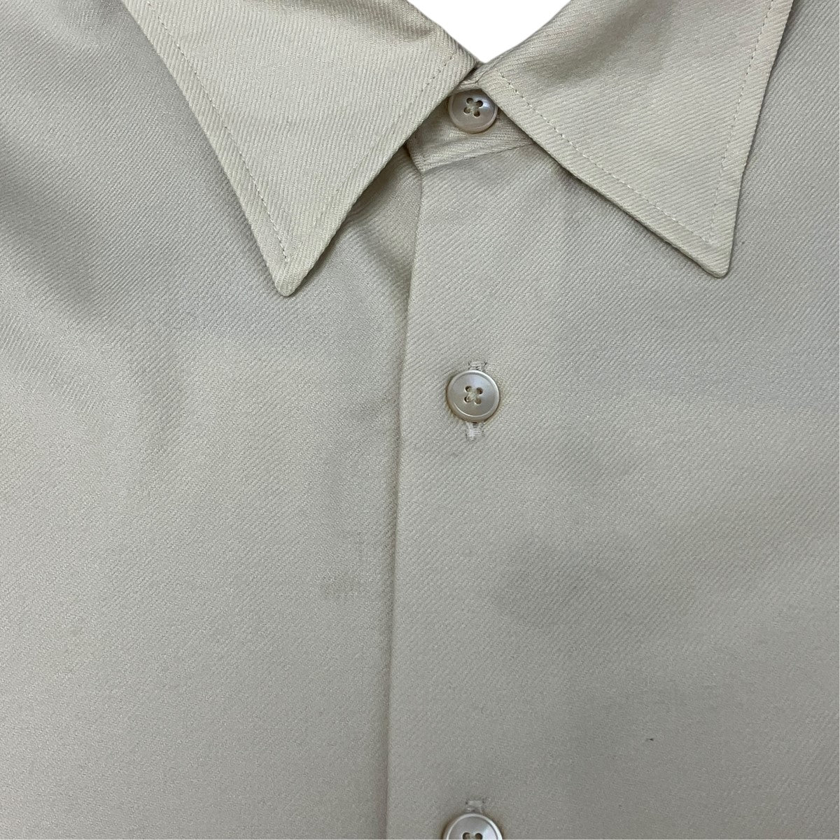 AURALEE 24AWウールシャツA24AS01OS SUPER LIGHT WOOL SHIRT 古着・中古-7枚目のアイテム画像