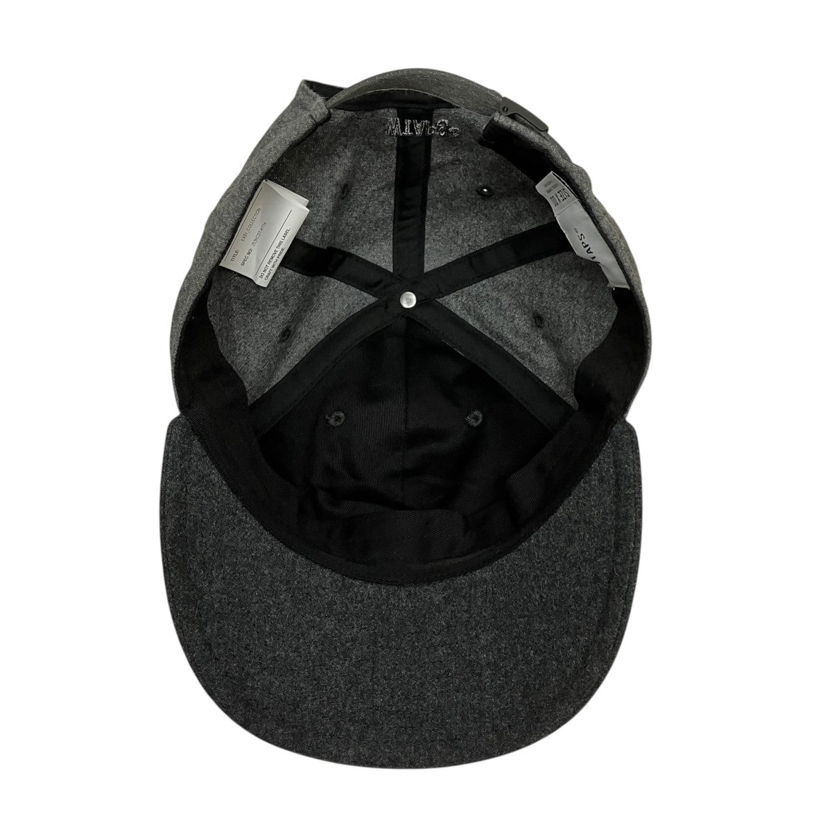 T-6M 05   Cap   WONY． Flannelフランネルキャップ