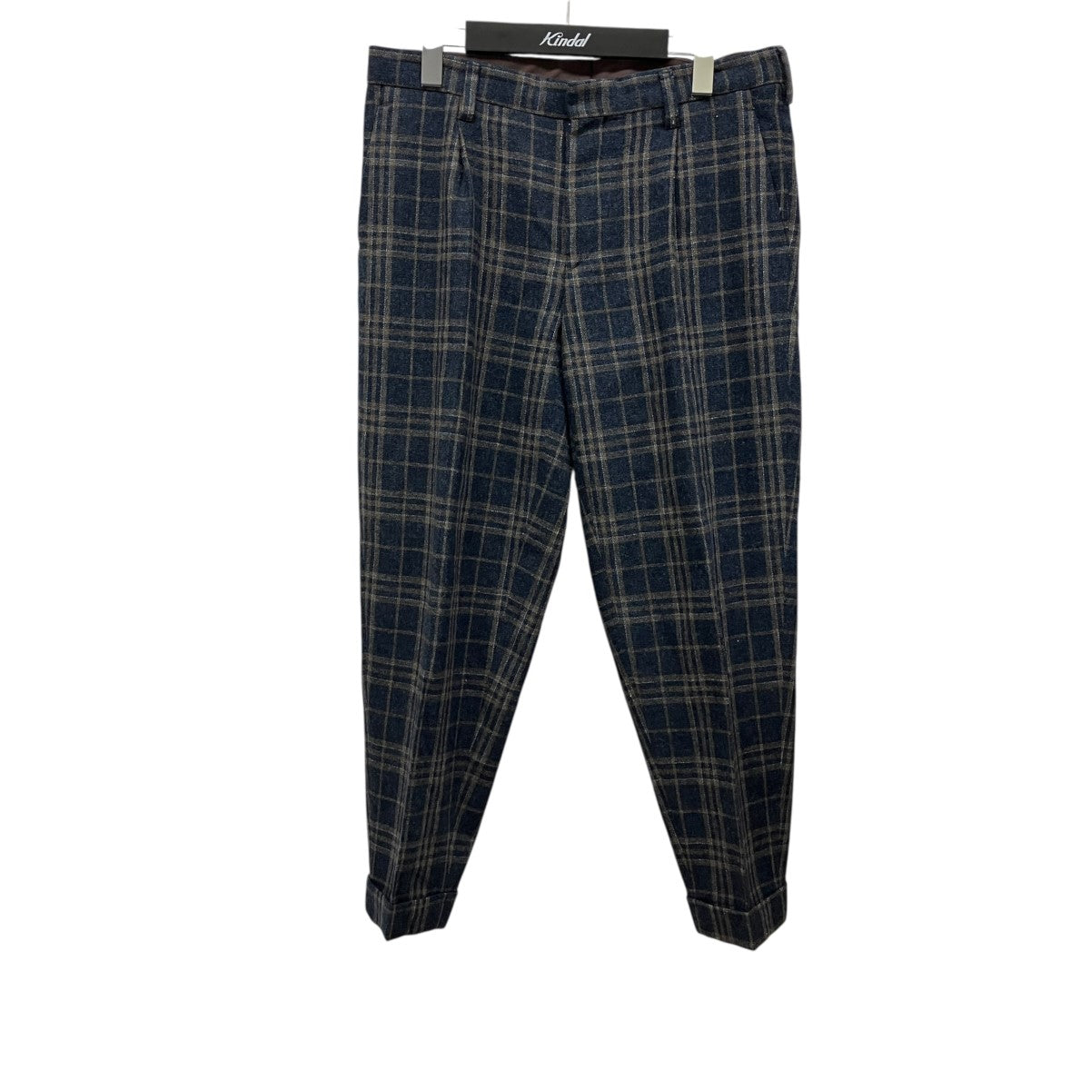 Kolor チェックレイヤードパンツ22SCM-P11104