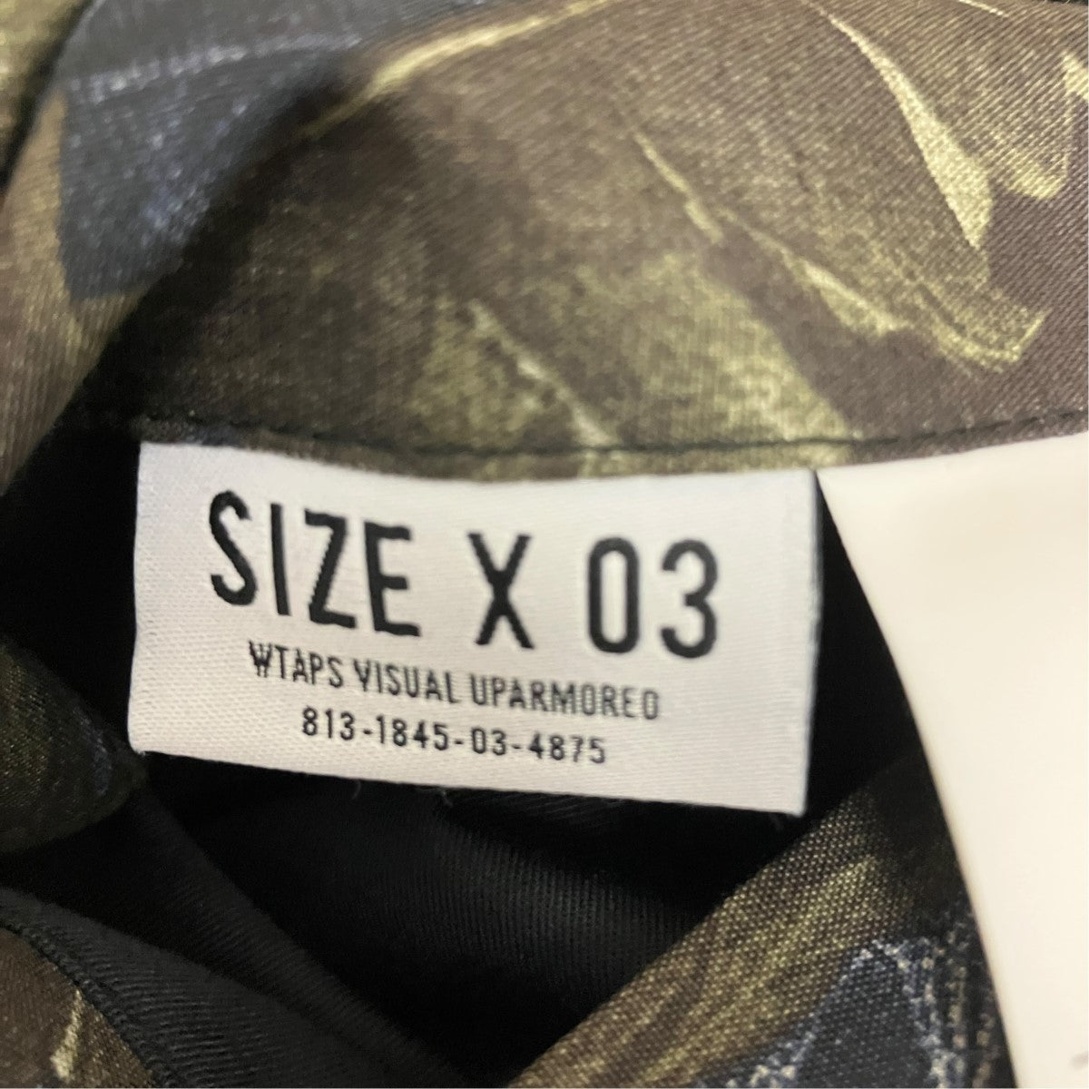 WTAPS 24SSTEAM JACKET CTPL． TWILL． PRTCリバーシブルブルゾン241WVDT-JKM01 古着・中古-8枚目のアイテム画像