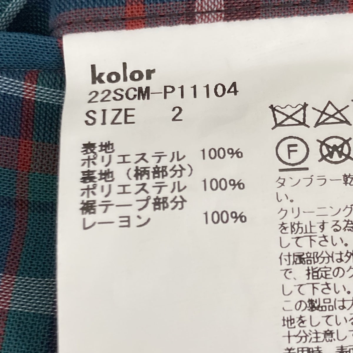 21AWCHECK PANTSチェックパンツ21WCM-P15112
