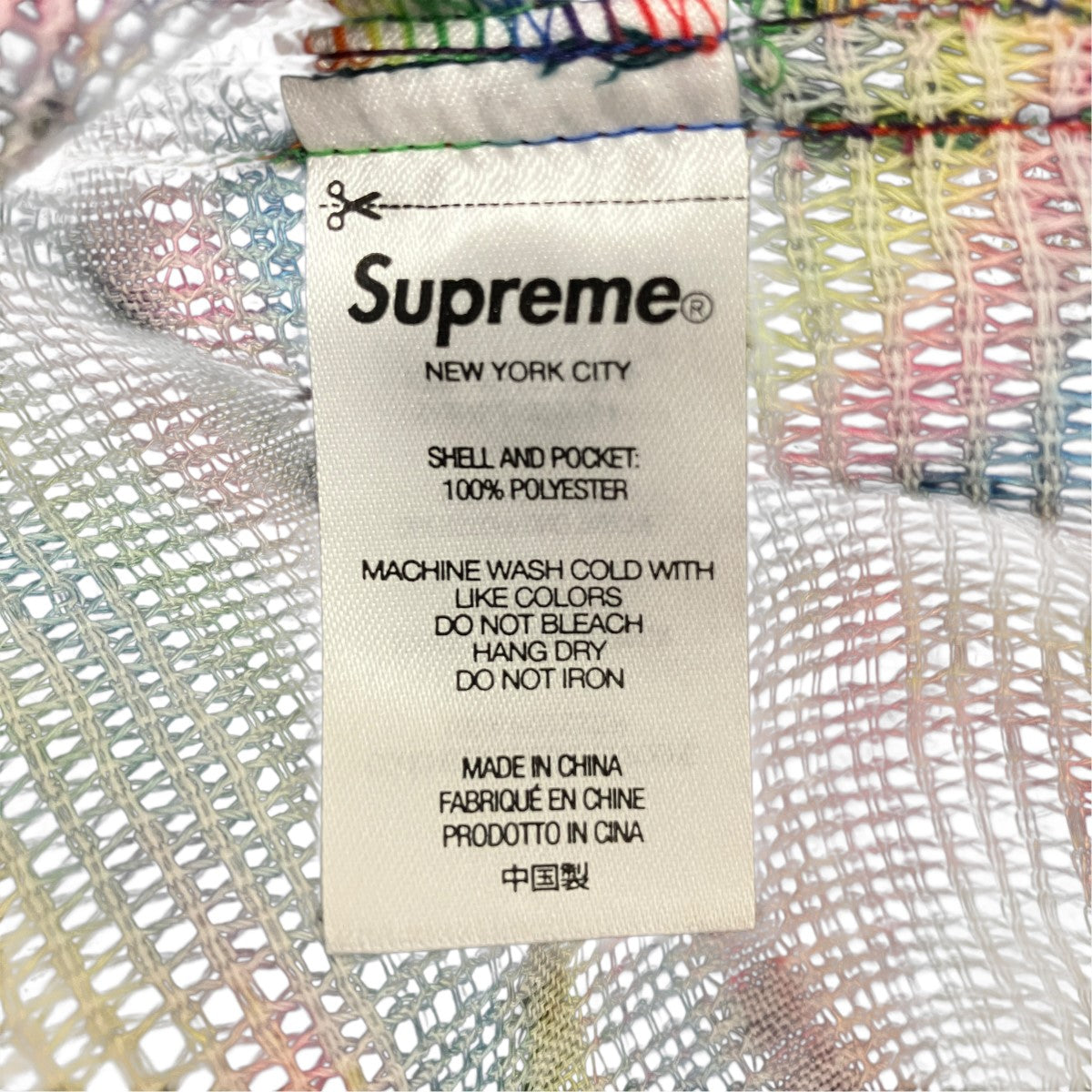 23SSMesh Stripe S S Shirtマーブルメッシュ半袖シャツ