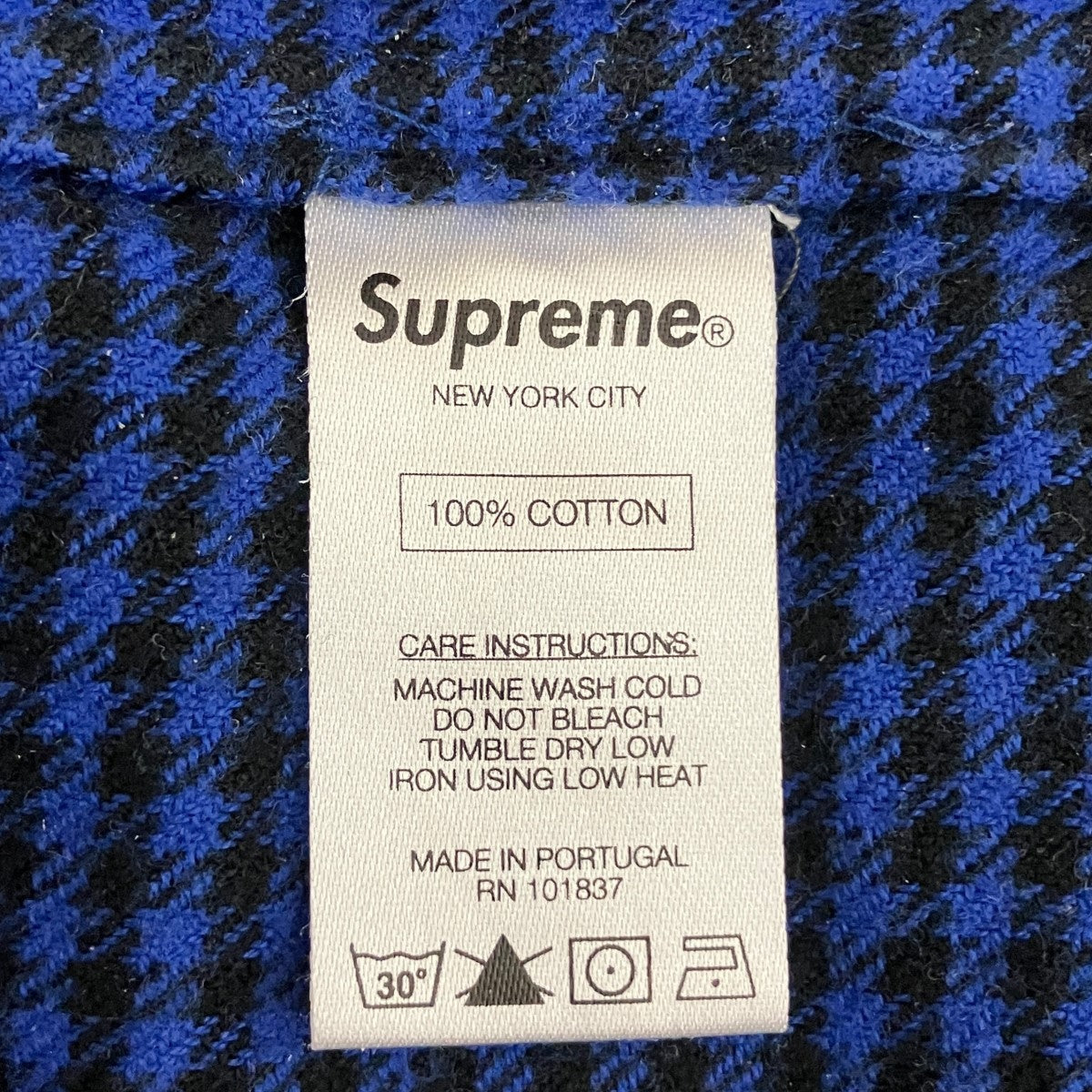 Supreme チェックシャツ 古着・中古-7枚目のアイテム画像