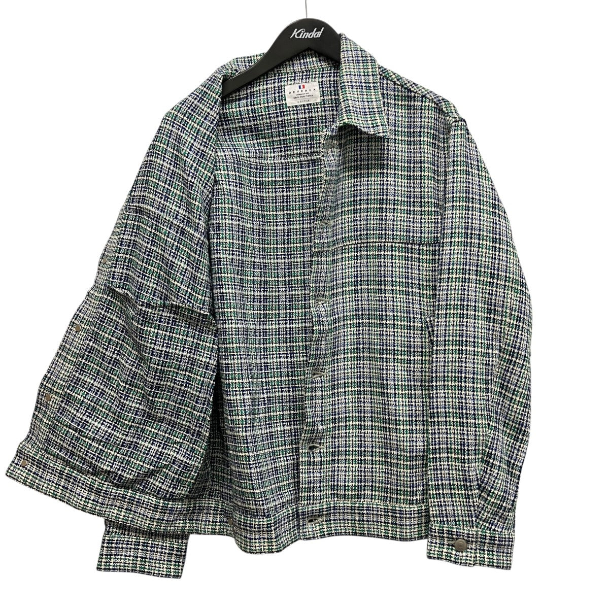 DEVEAUX ツイードジャケット23-011-300-1052-1-0 古着・中古-3枚目のアイテム画像