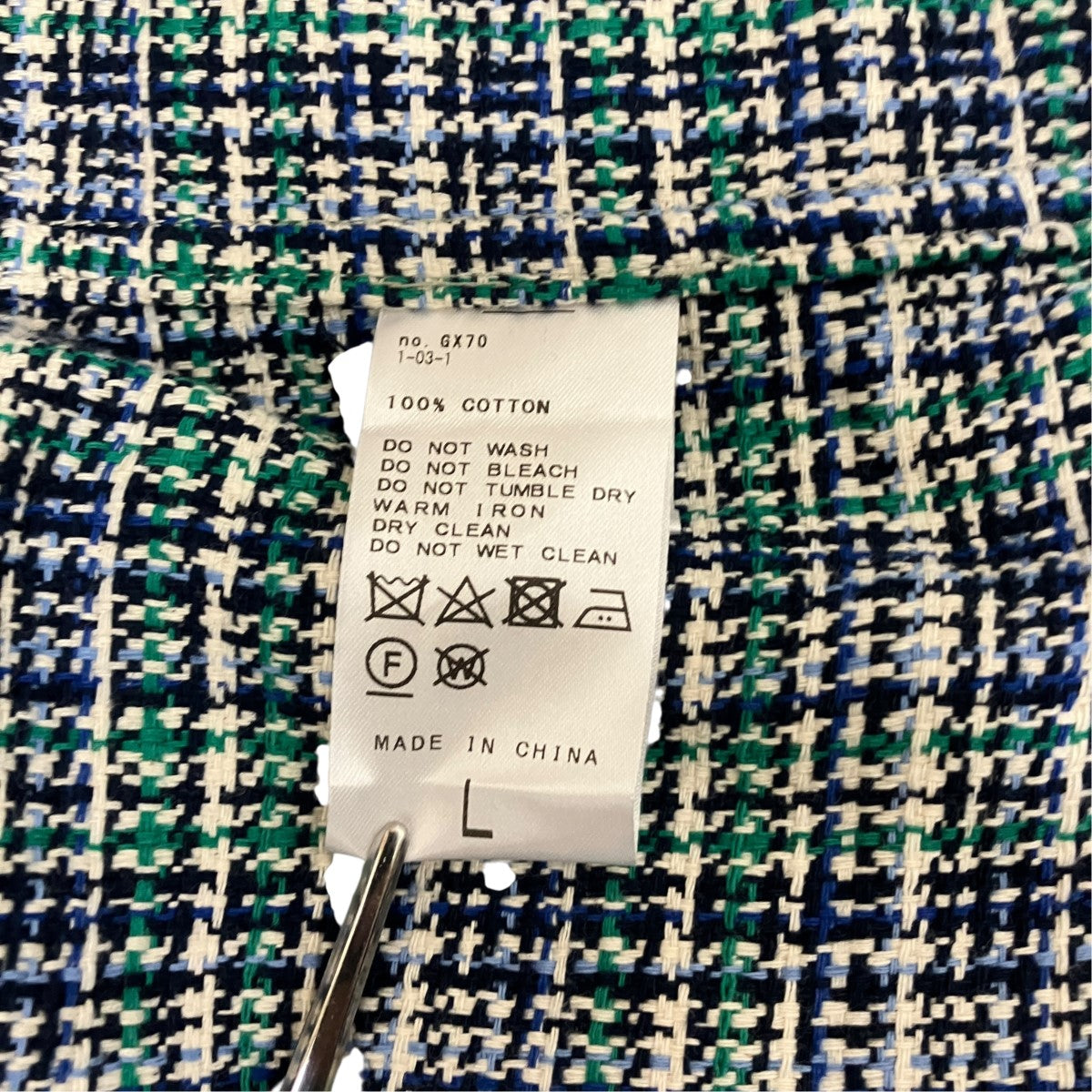 DEVEAUX ツイードジャケット23-011-300-1052-1-0 古着・中古-6枚目のアイテム画像