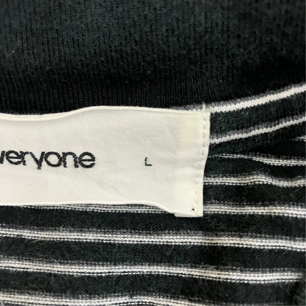 everyone Border Short Sleeve TeeボーダーTシャツEV25-CS08 古着・中古-5枚目のアイテム画像