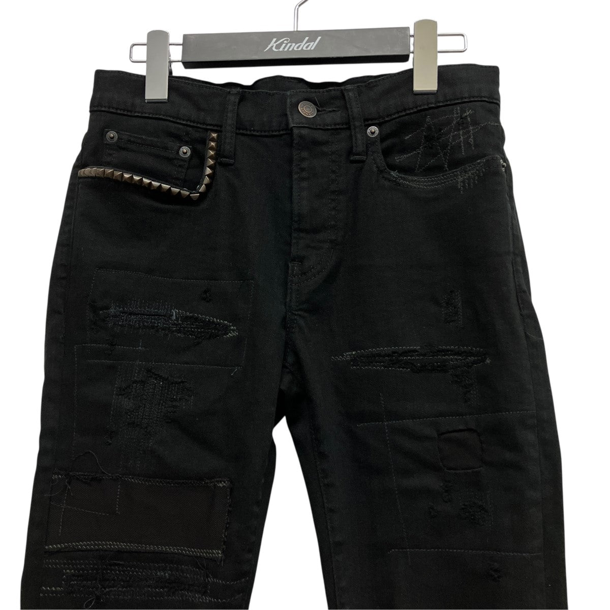 SPBR加工 ISKO ストレッチデニムスキニースリムパンツデニムパンツ02191AP10