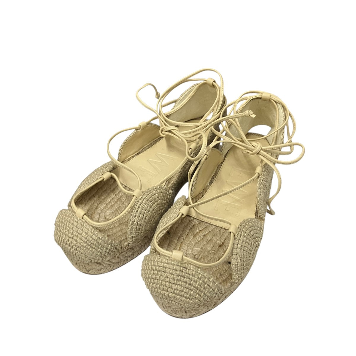 Solar espadrillesレースアップエスパドリーユサンダル