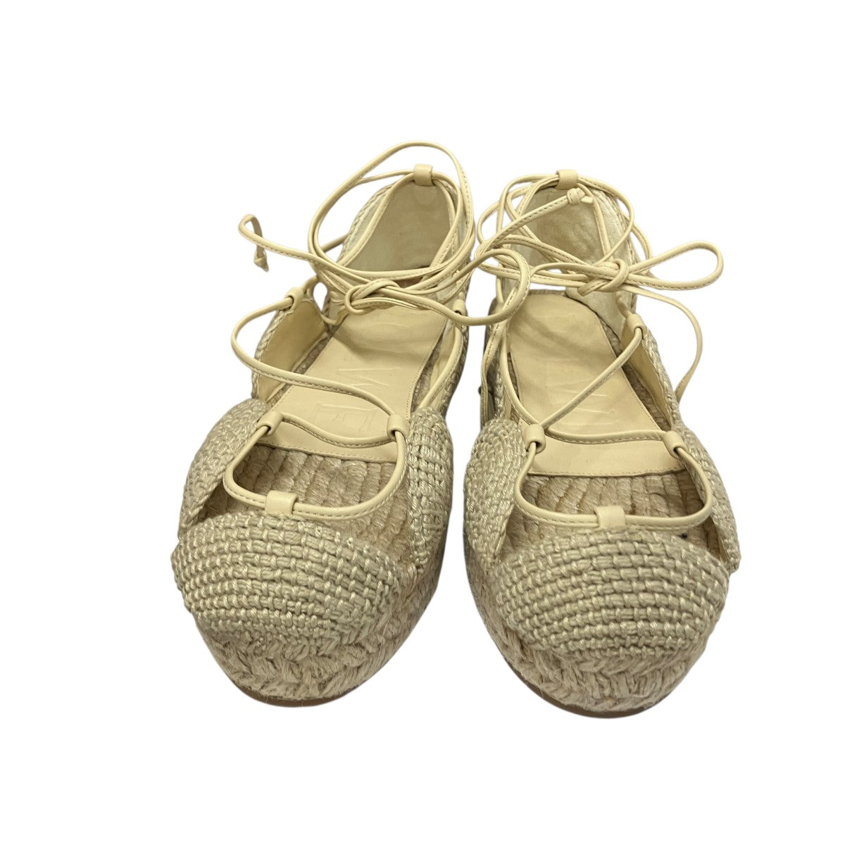 Solar espadrillesレースアップエスパドリーユサンダル