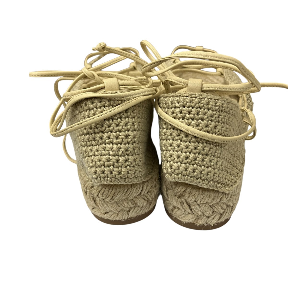 Solar espadrillesレースアップエスパドリーユサンダル