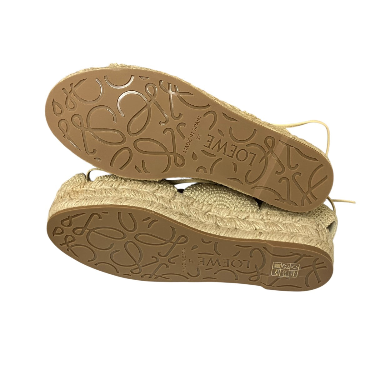 Solar espadrillesレースアップエスパドリーユサンダル
