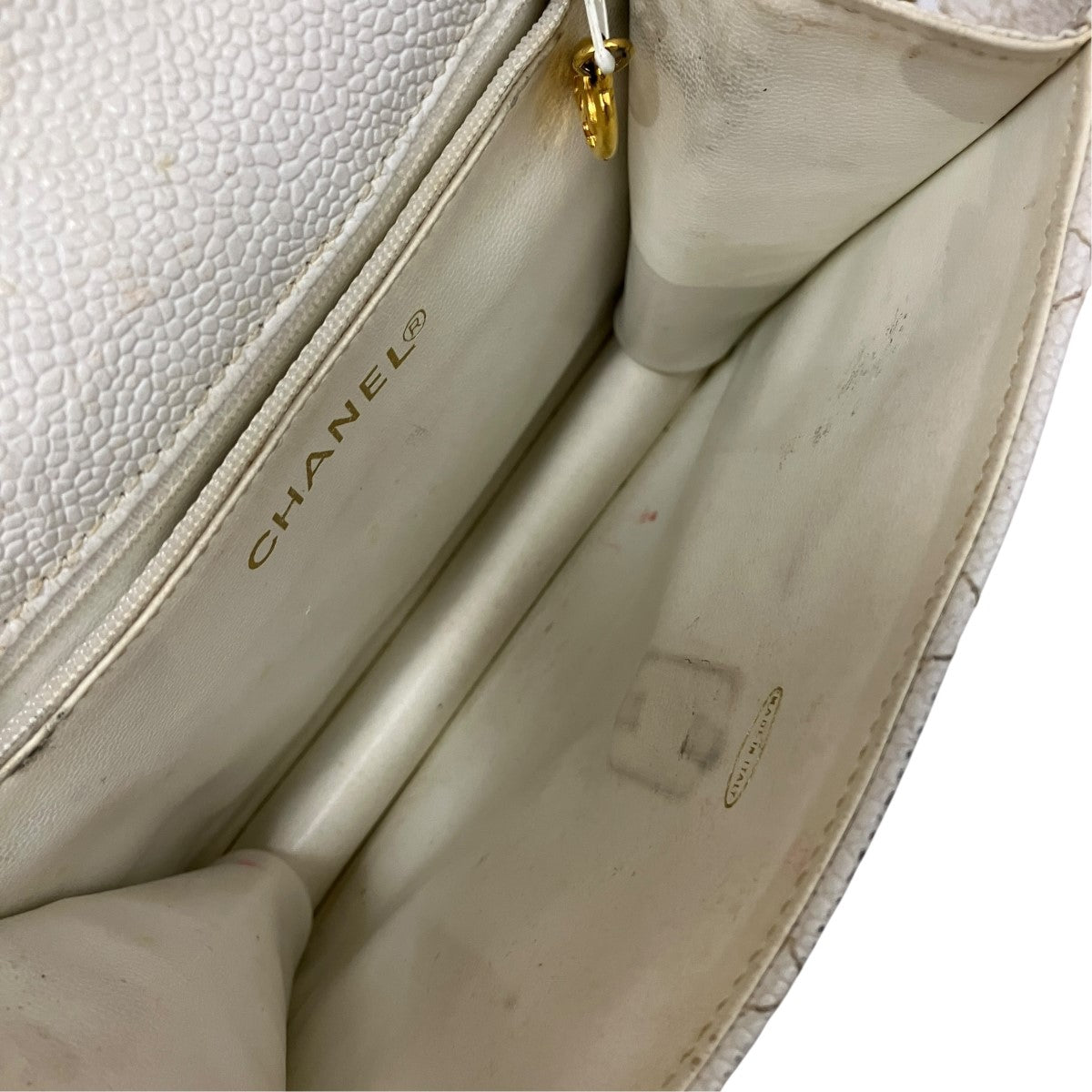 CHANEL スクエアフラップマトラッセチェーンショルダーバッグ 古着・中古-10枚目のアイテム画像