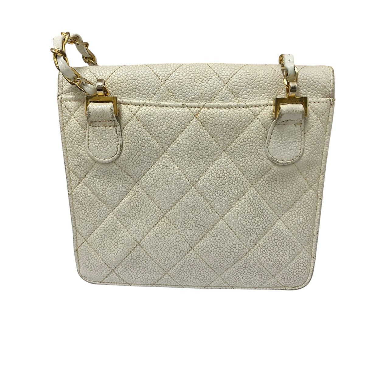 CHANEL スクエアフラップマトラッセチェーンショルダーバッグ 古着・中古-2枚目のアイテム画像